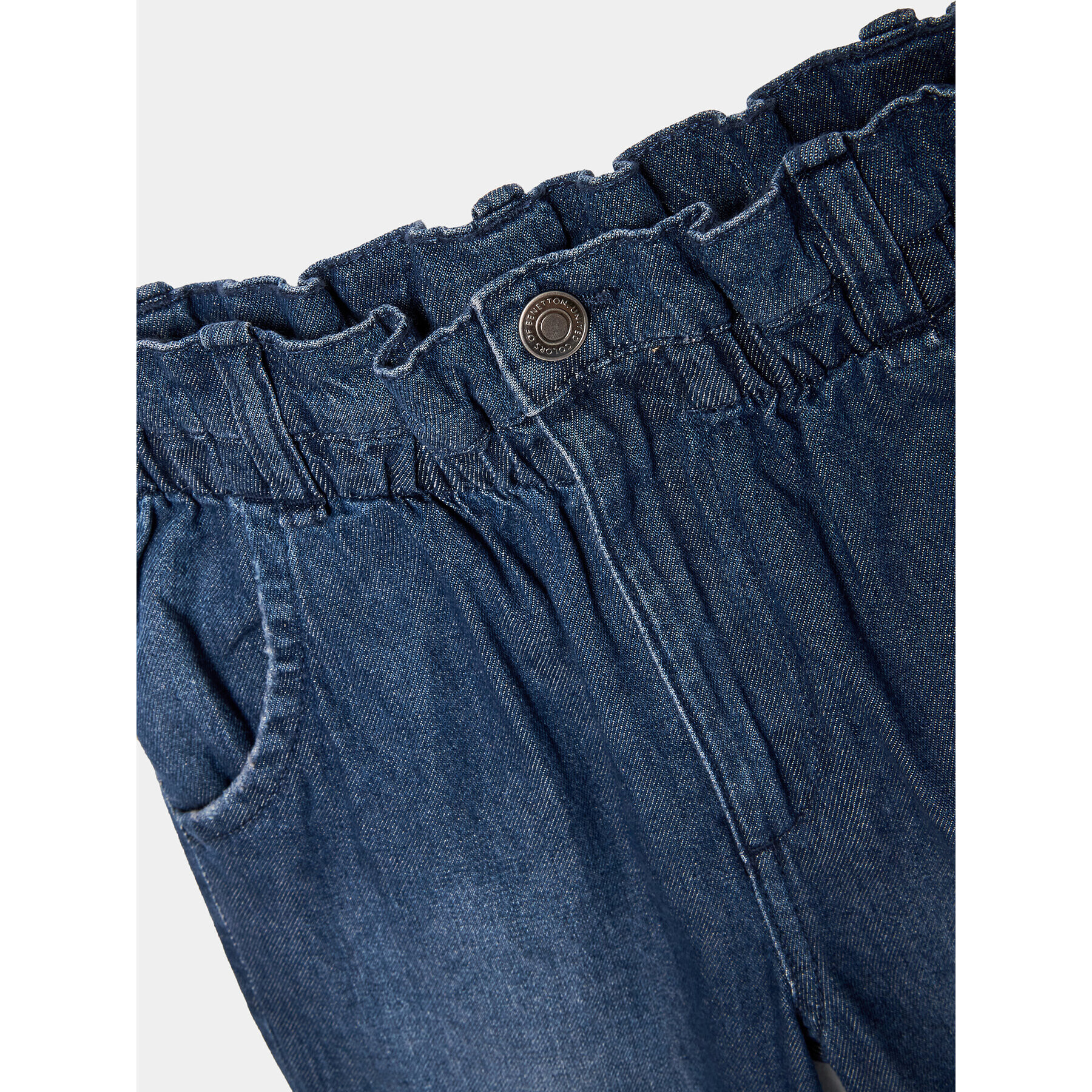 United Colors Of Benetton Jeans hlače 4AD7CE01V Modra Relaxed Fit - Pepit.si