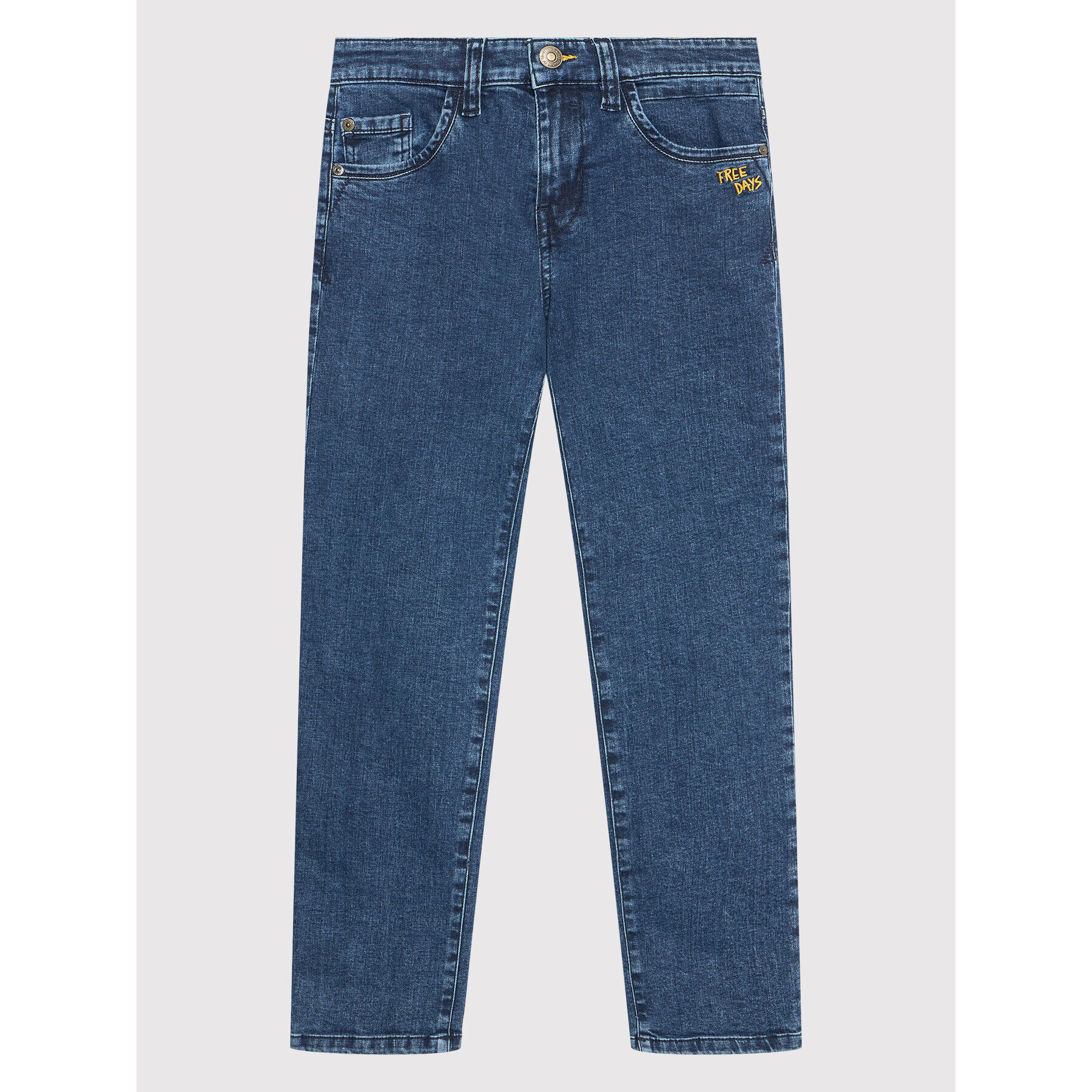 United Colors Of Benetton Jeans hlače 4DMT57PM0 Mornarsko modra Slim Fit - Pepit.si