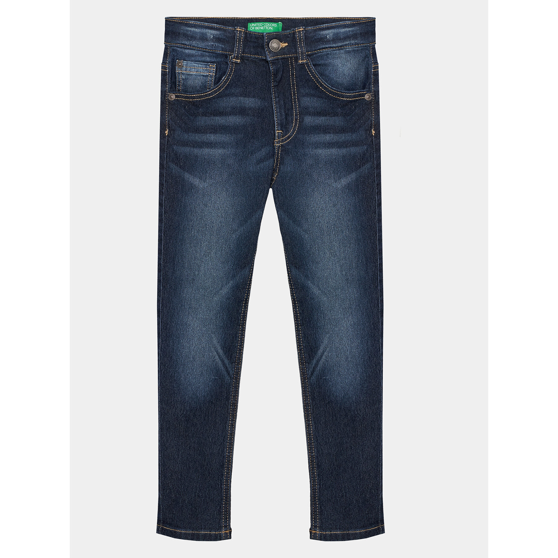 United Colors Of Benetton Jeans hlače 4DURCE00K Mornarsko modra Skinny Fit - Pepit.si