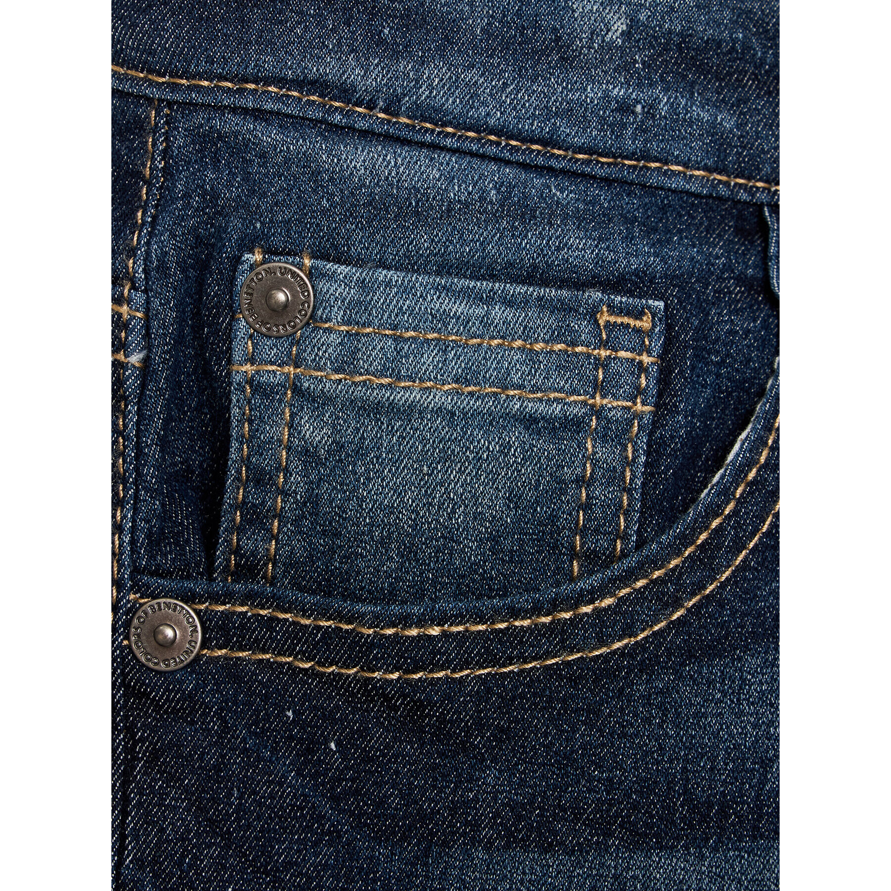 United Colors Of Benetton Jeans hlače 4DURCE00K Mornarsko modra Skinny Fit - Pepit.si