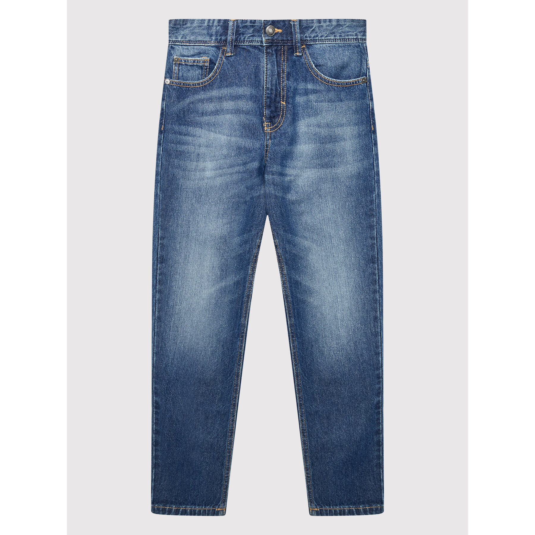 United Colors Of Benetton Jeans hlače 4DW2CE001 Mornarsko modra Straight Leg - Pepit.si