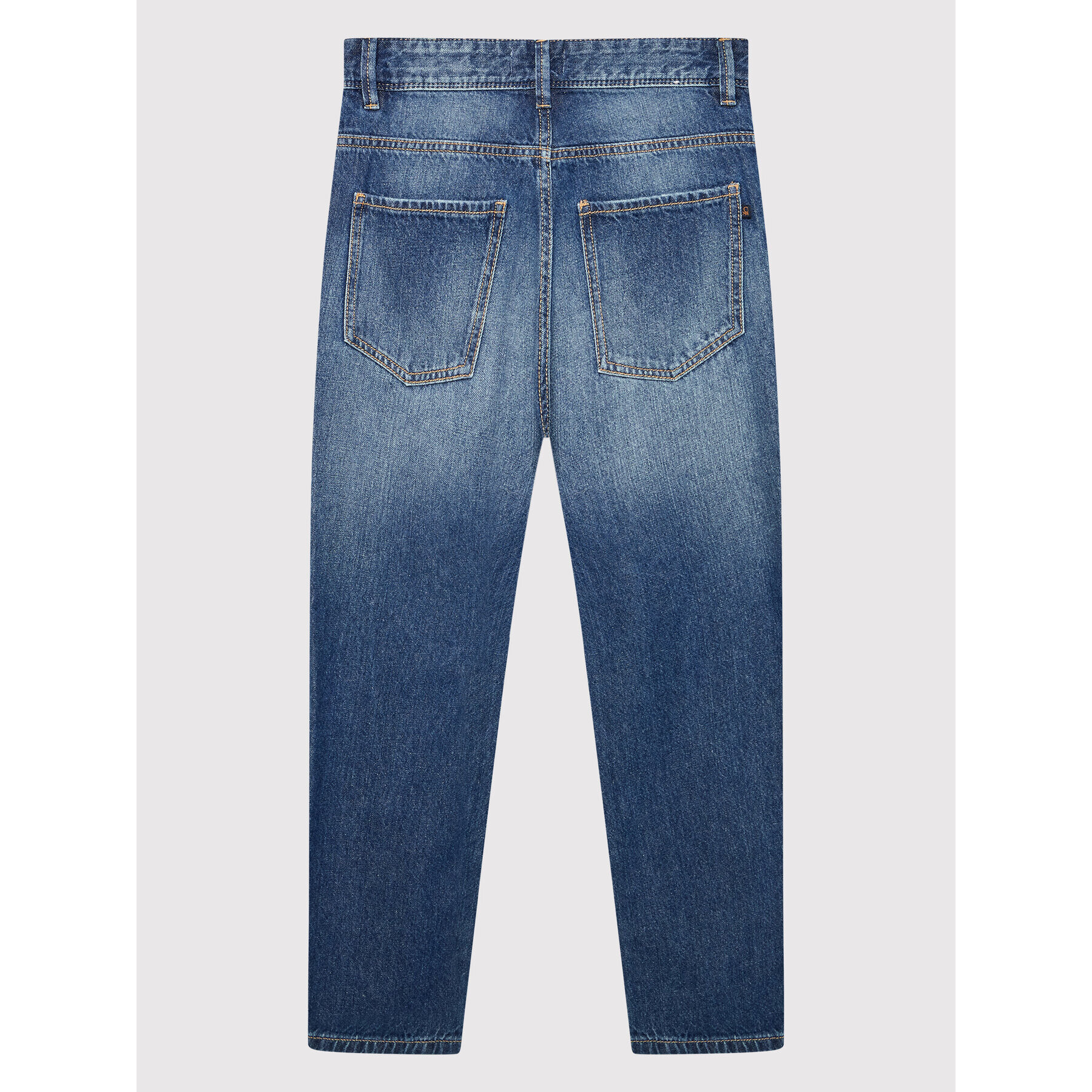 United Colors Of Benetton Jeans hlače 4DW2CE001 Mornarsko modra Straight Leg - Pepit.si