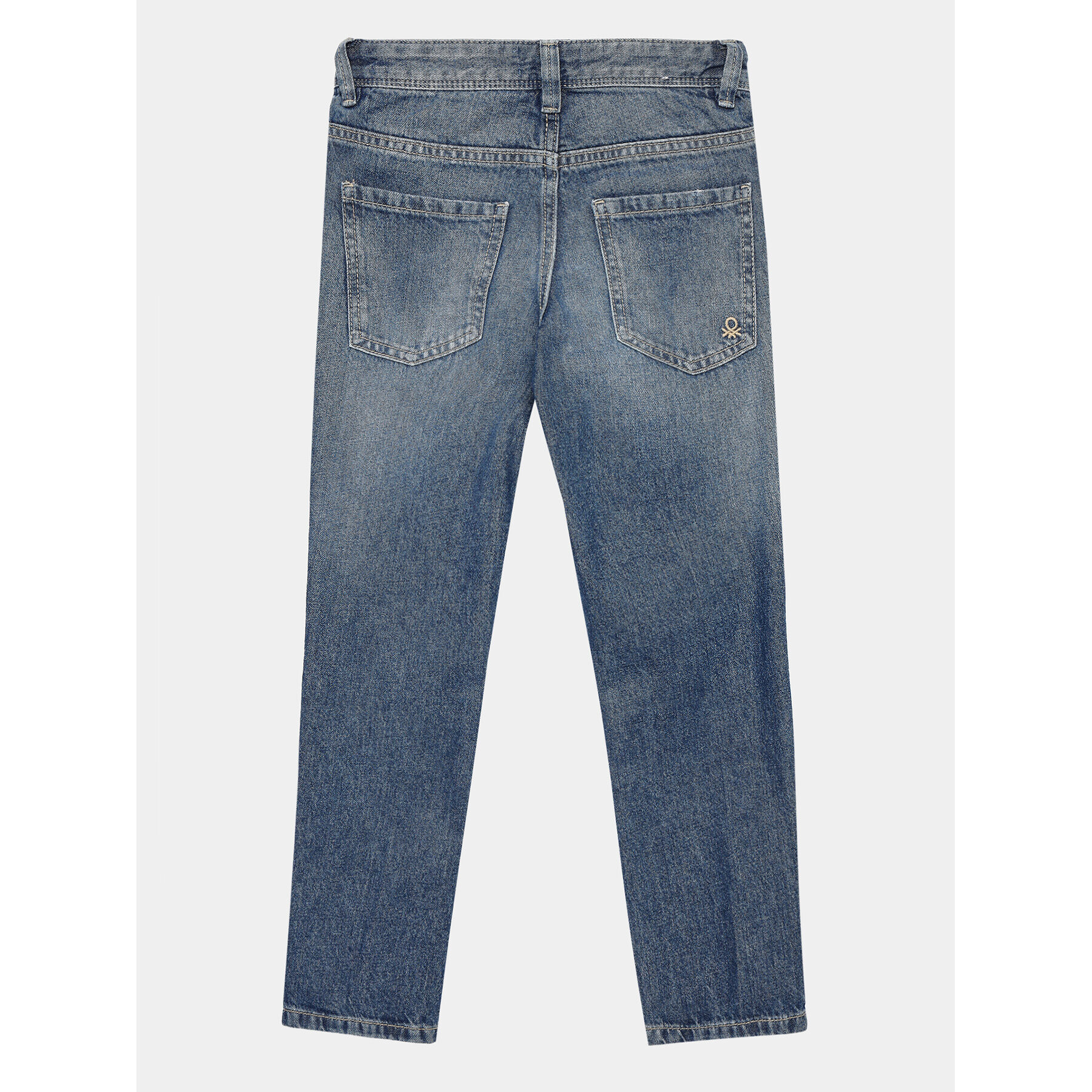 United Colors Of Benetton Jeans hlače 4DW2CE021 Modra Straight Fit - Pepit.si