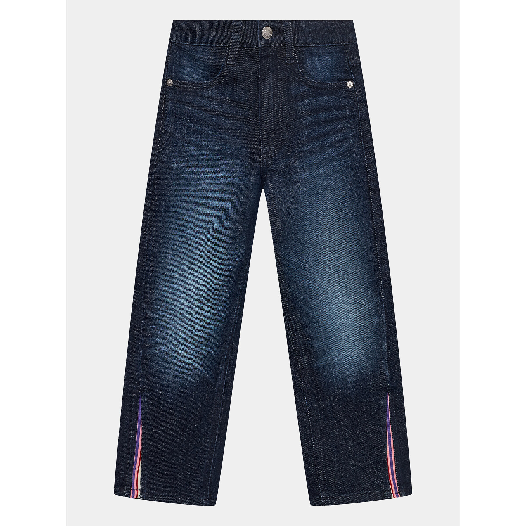 United Colors Of Benetton Jeans hlače 4EJVCE01X Mornarsko modra Straight Fit - Pepit.si