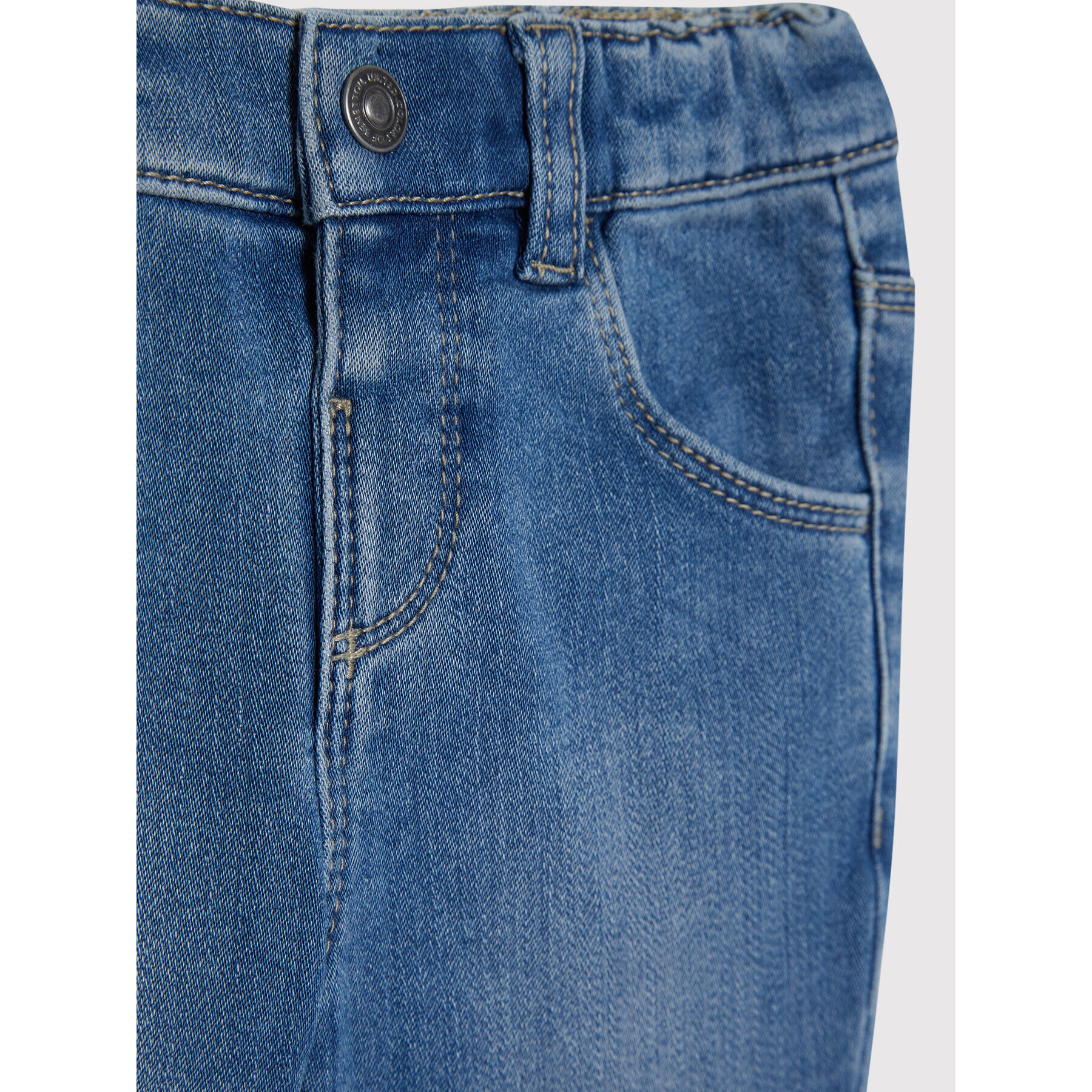 United Colors Of Benetton Jeans hlače 4TR755G60 Modra Skinny Fit - Pepit.si