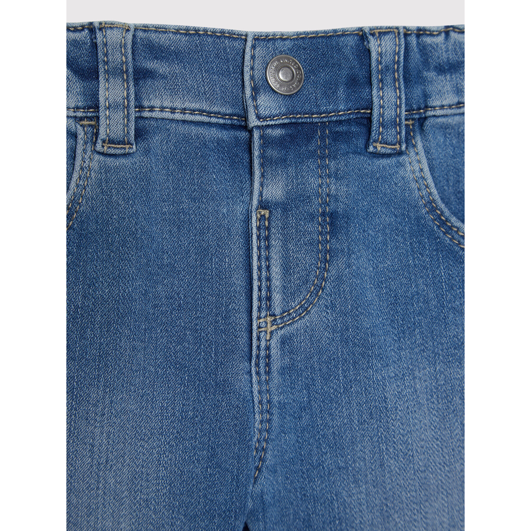 United Colors Of Benetton Jeans hlače 4TR755G60 Modra Skinny Fit - Pepit.si