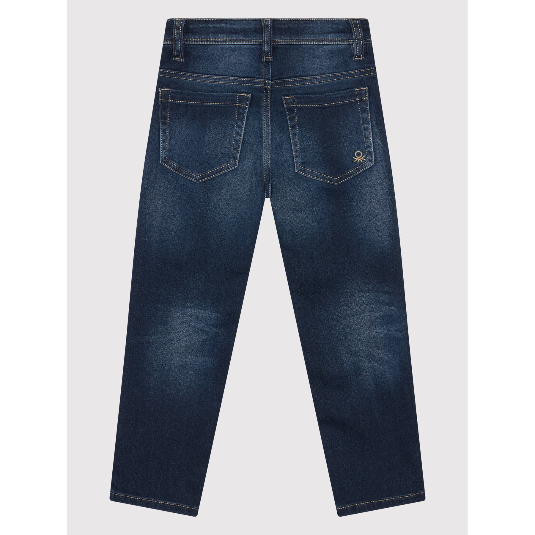 United Colors Of Benetton Jeans hlače 4TR757PJ0 Mornarsko modra Slim Fit - Pepit.si