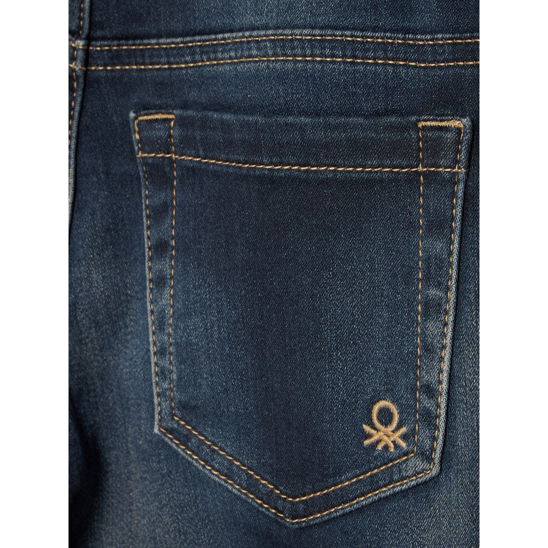 United Colors Of Benetton Jeans hlače 4TR757PJ0 Mornarsko modra Slim Fit - Pepit.si