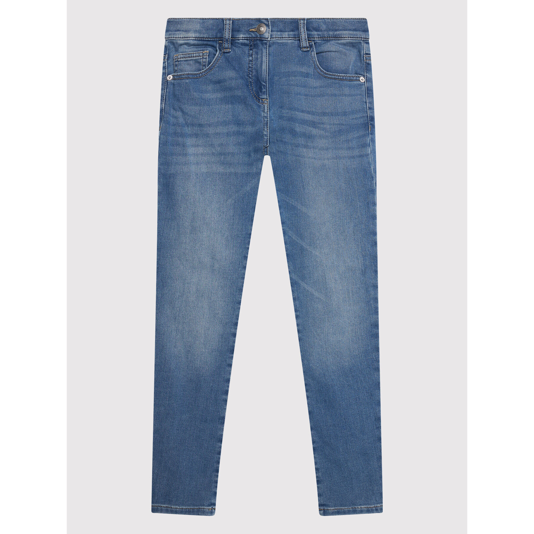 United Colors Of Benetton Jeans hlače 4TR757PP0 Modra Slim Fit - Pepit.si