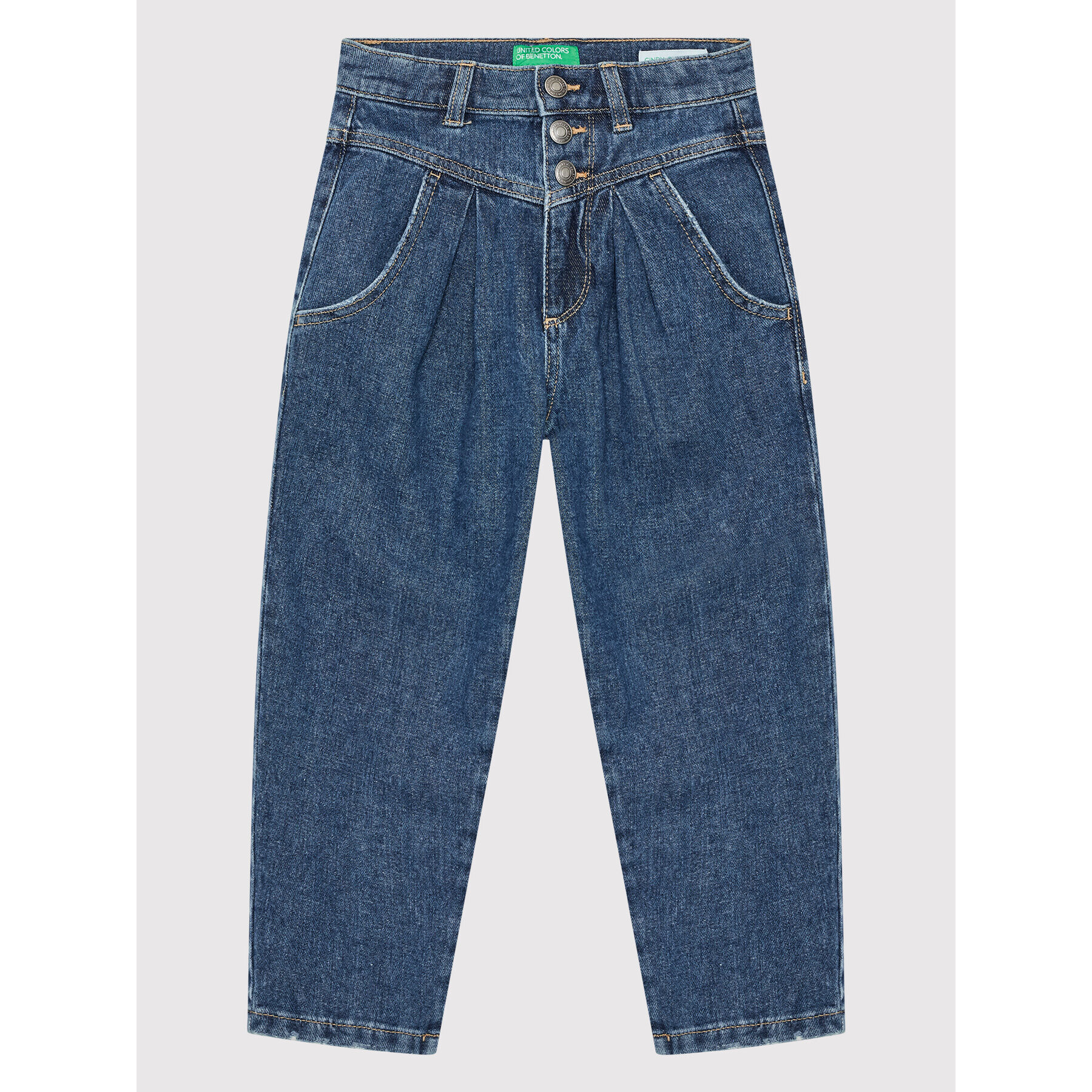 United Colors Of Benetton Jeans hlače 4UGJCF00U Mornarsko modra Slouchy Fit - Pepit.si