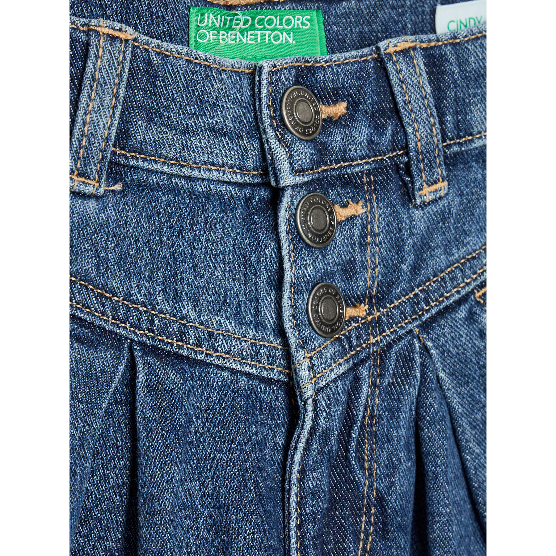 United Colors Of Benetton Jeans hlače 4UGJCF00U Mornarsko modra Slouchy Fit - Pepit.si