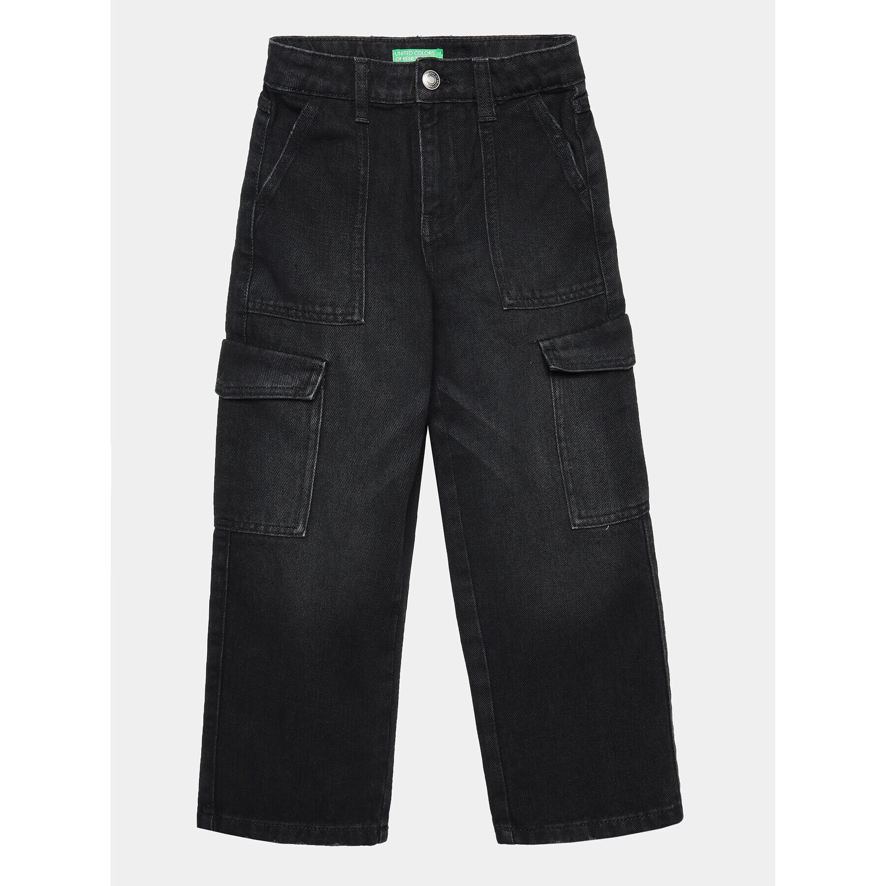 United Colors Of Benetton Jeans hlače 4UGJCF020 Črna Straight Fit - Pepit.si