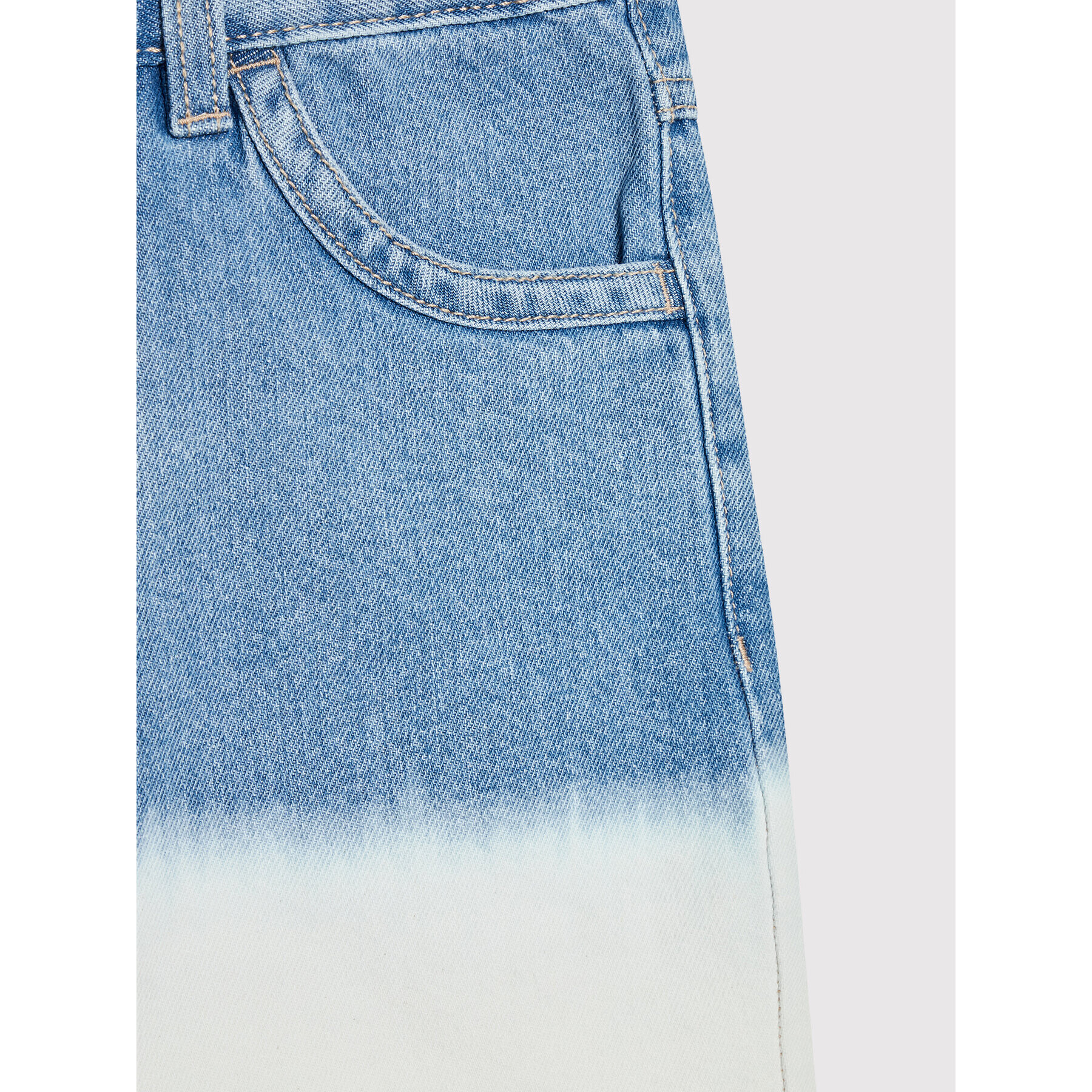 United Colors Of Benetton Jeans kratke hlače 4DW2C900J Modra Regular Fit - Pepit.si