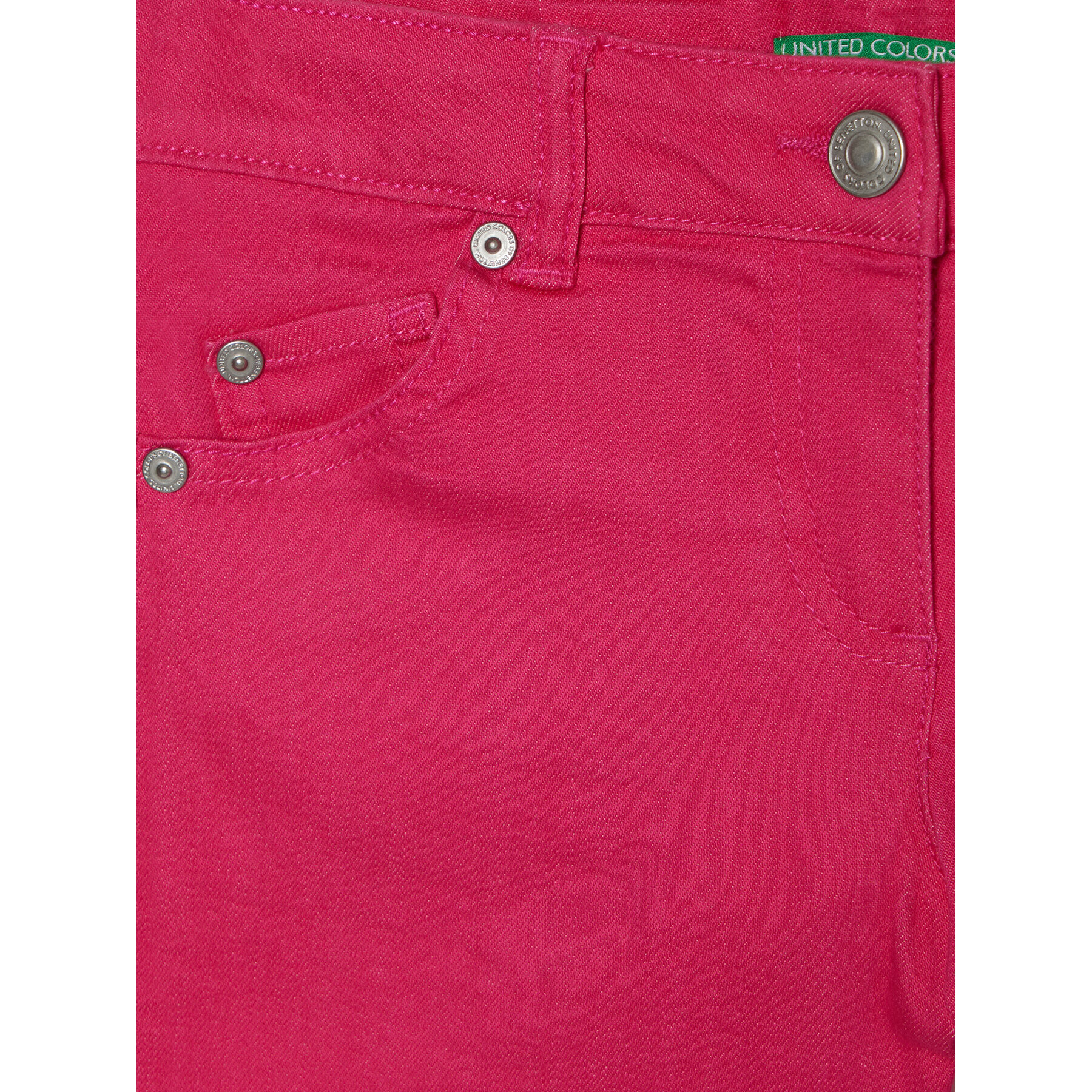 United Colors Of Benetton Jeans kratke hlače 4HB559DZ0 D Roza Regular Fit - Pepit.si