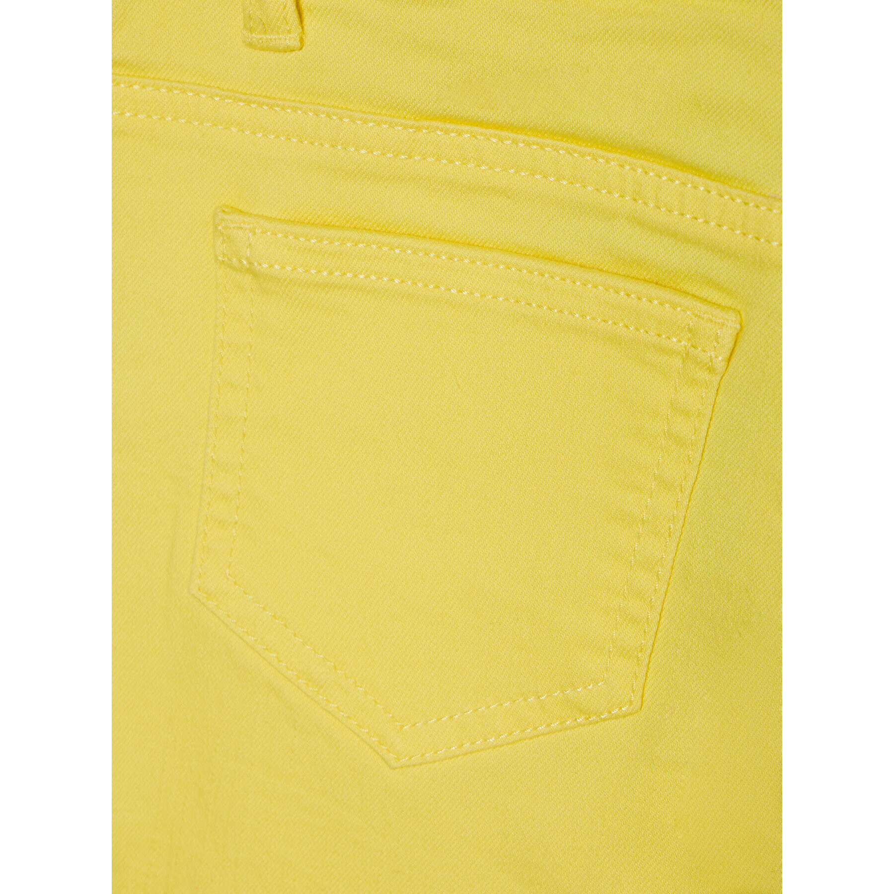 United Colors Of Benetton Jeans kratke hlače 4HB559DZ0 D Rumena Regular Fit - Pepit.si