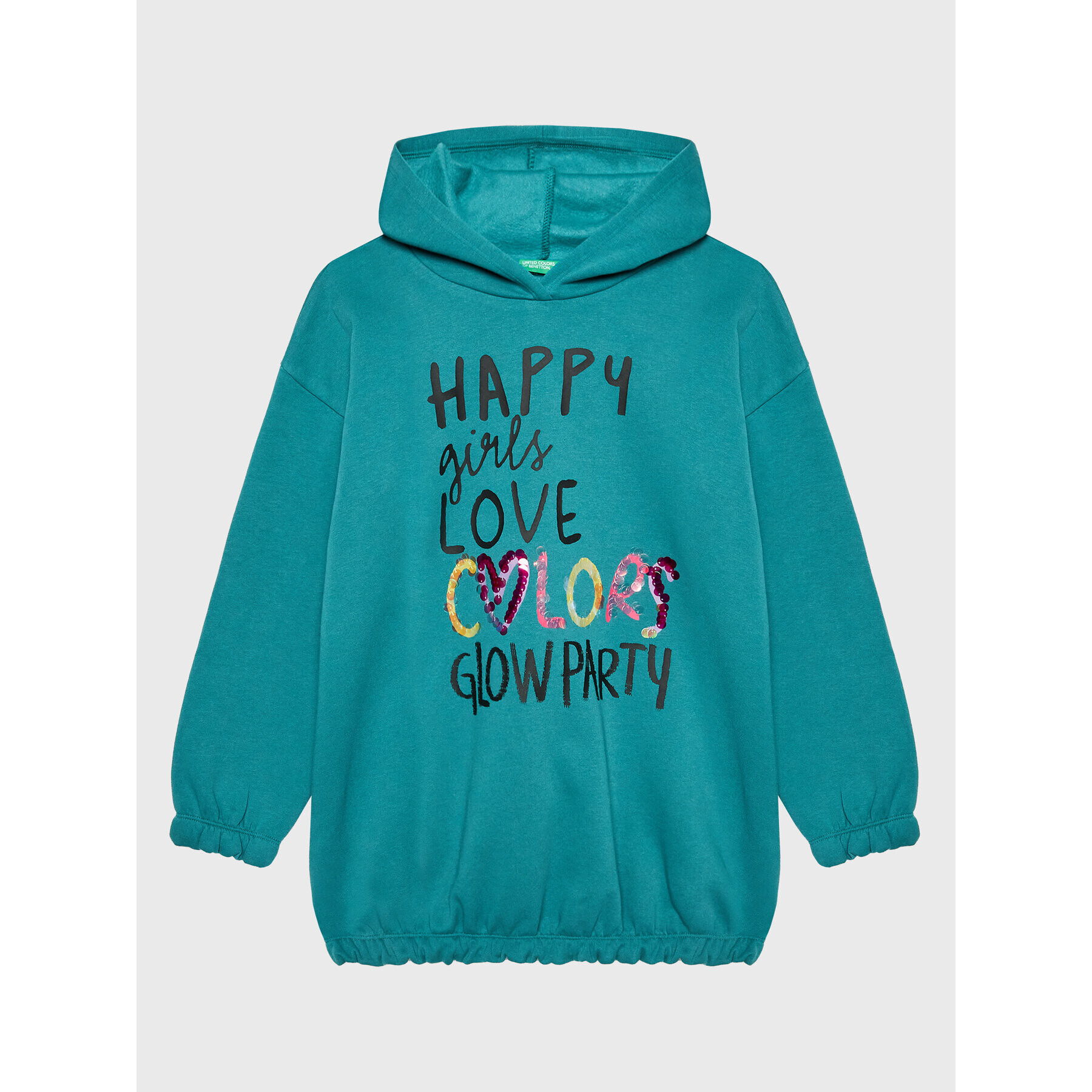 United Colors Of Benetton Jopa 30UNC201X Zelena Oversize - Pepit.si