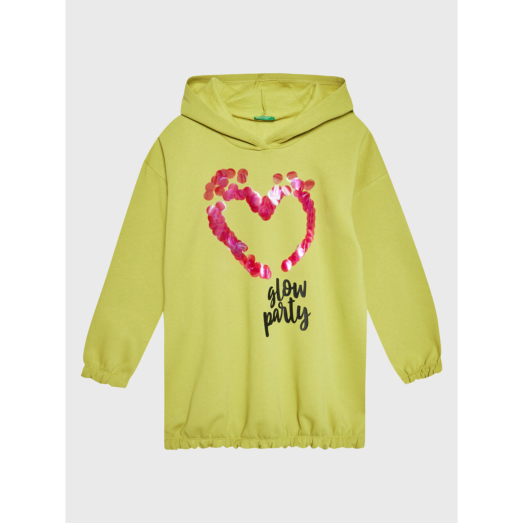 United Colors Of Benetton Jopa 30UNC201X Zelena Oversize - Pepit.si