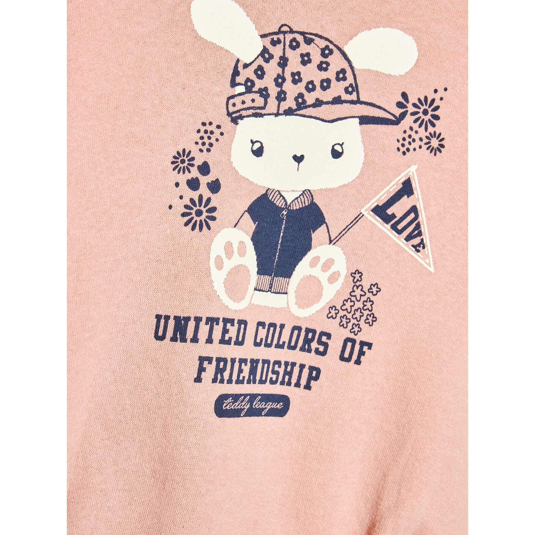 United Colors Of Benetton Jopa 35TMG105Z Roza Regular Fit - Pepit.si