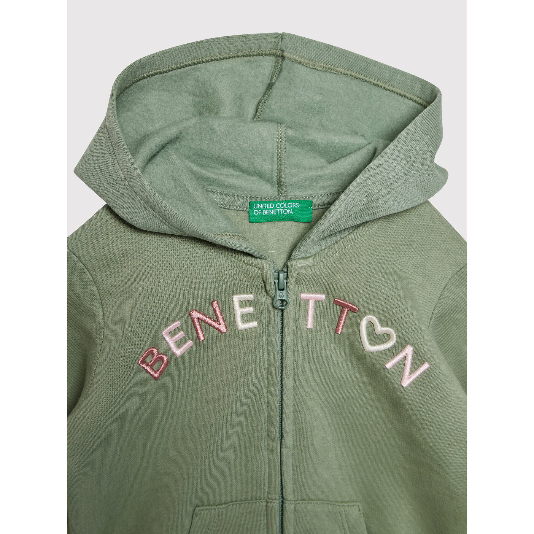 United Colors Of Benetton Jopa 39M2C5002 Zelena Regular Fit - Pepit.si