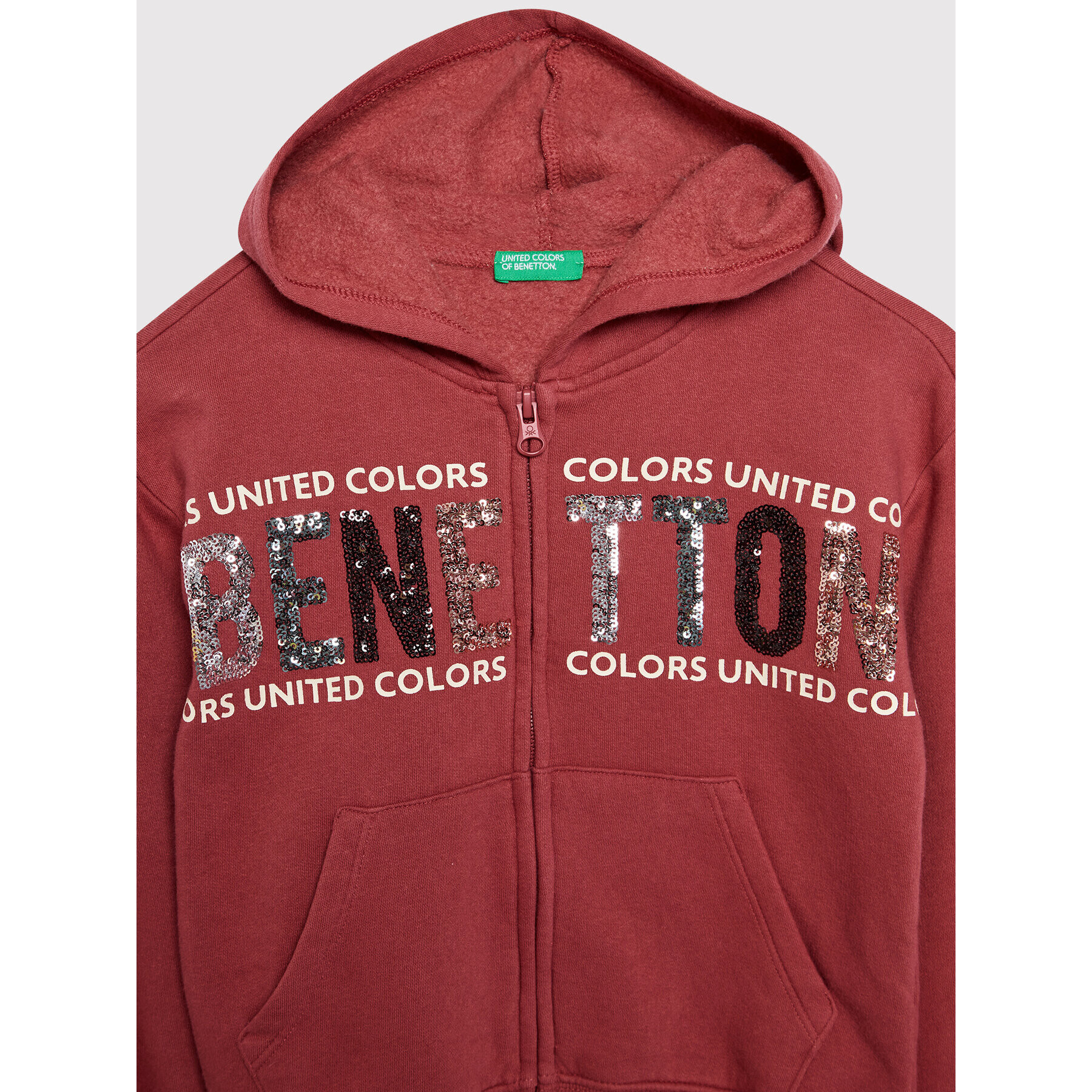 United Colors Of Benetton Jopa 39M2C5996 Bordo rdeča Regular Fit - Pepit.si