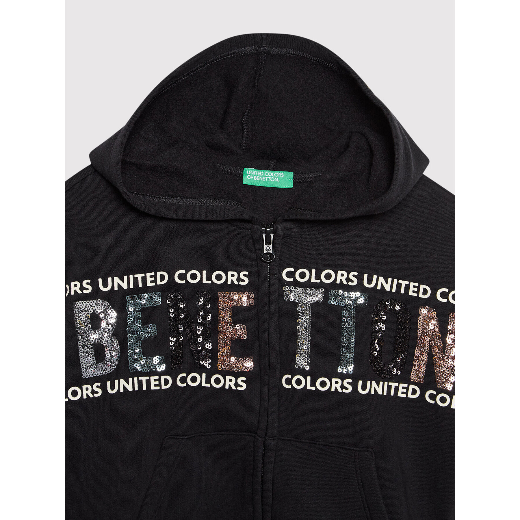 United Colors Of Benetton Jopa 39M2C5996 Črna Regular Fit - Pepit.si