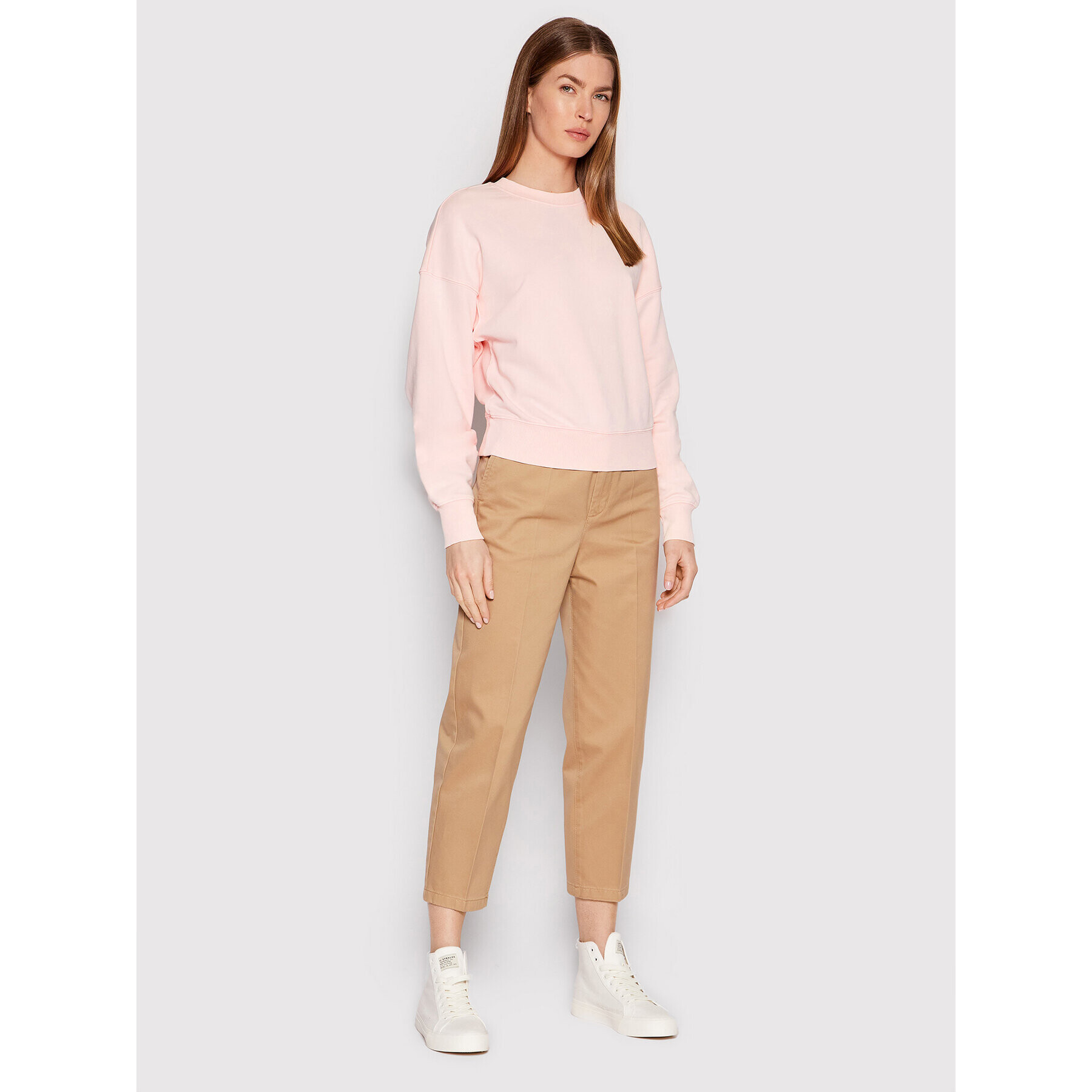 United Colors Of Benetton Jopa 3HQLD101O Roza Relaxed Fit - Pepit.si