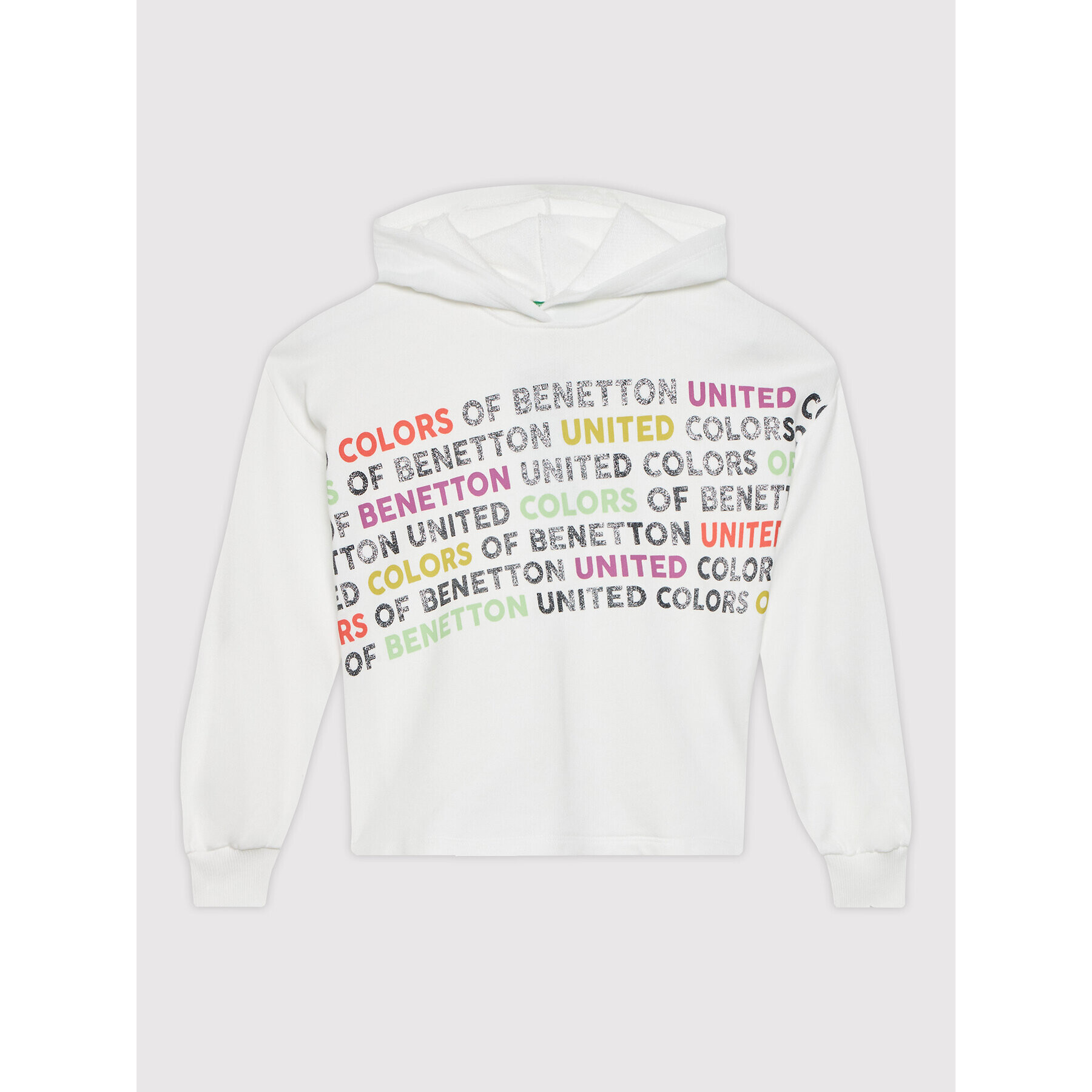 United Colors Of Benetton Jopa 3J68C200C Bela Boxy Fit - Pepit.si