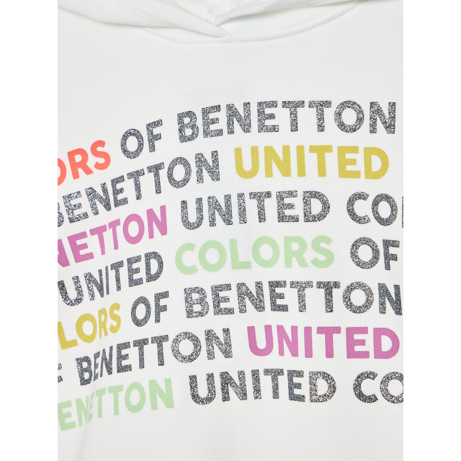 United Colors Of Benetton Jopa 3J68C200C Bela Boxy Fit - Pepit.si