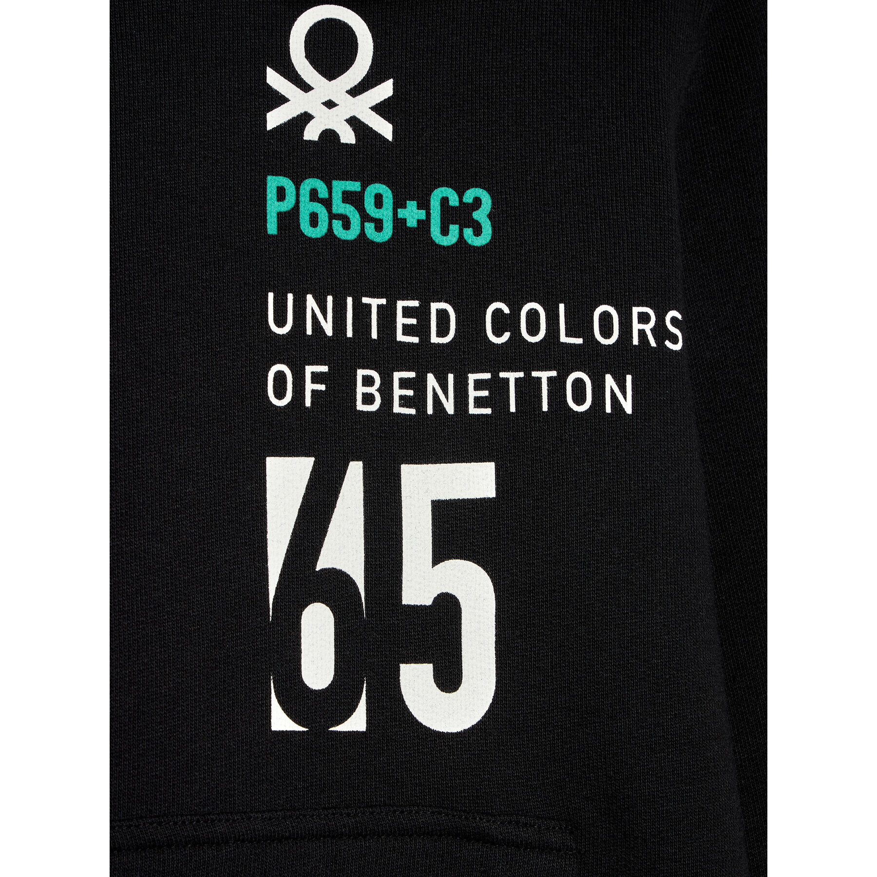 United Colors Of Benetton Jopa 3J68C2285 Črna Regular Fit - Pepit.si