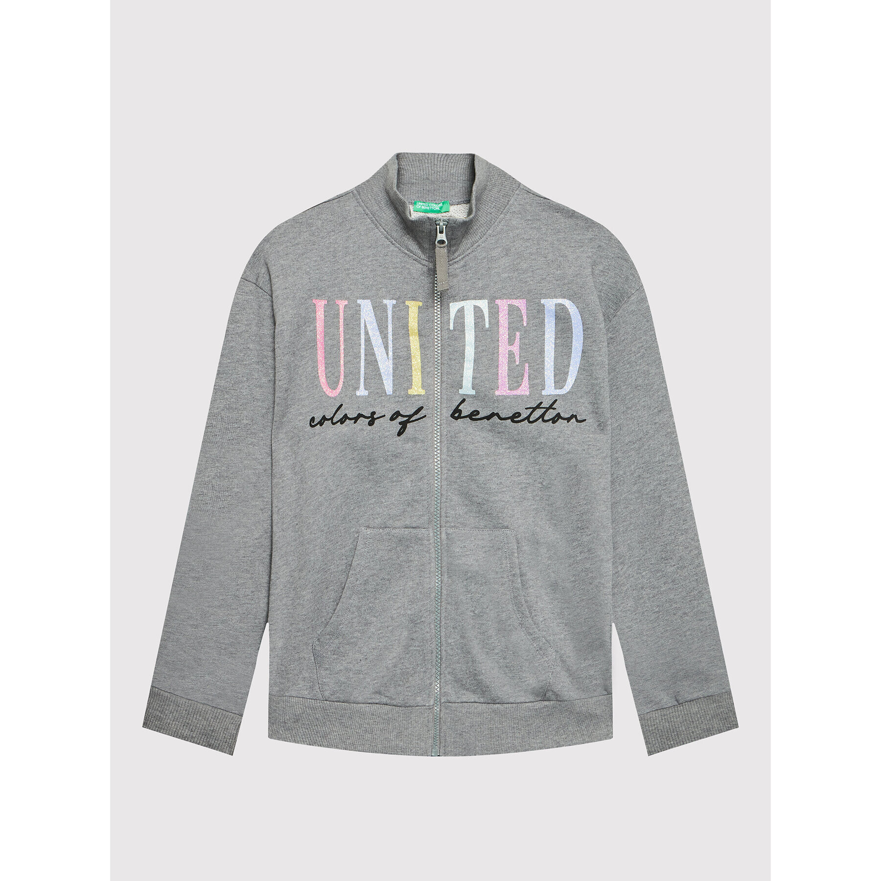 United Colors Of Benetton Jopa 3J68C500Q Siva Regular Fit - Pepit.si