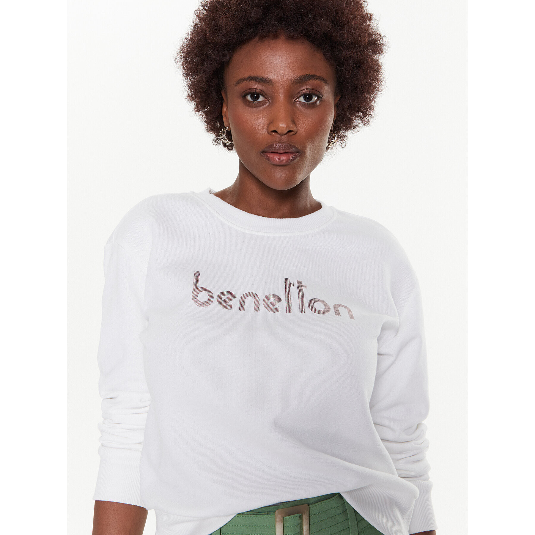 United Colors Of Benetton Jopa 3J68D103O Bela Regular Fit - Pepit.si