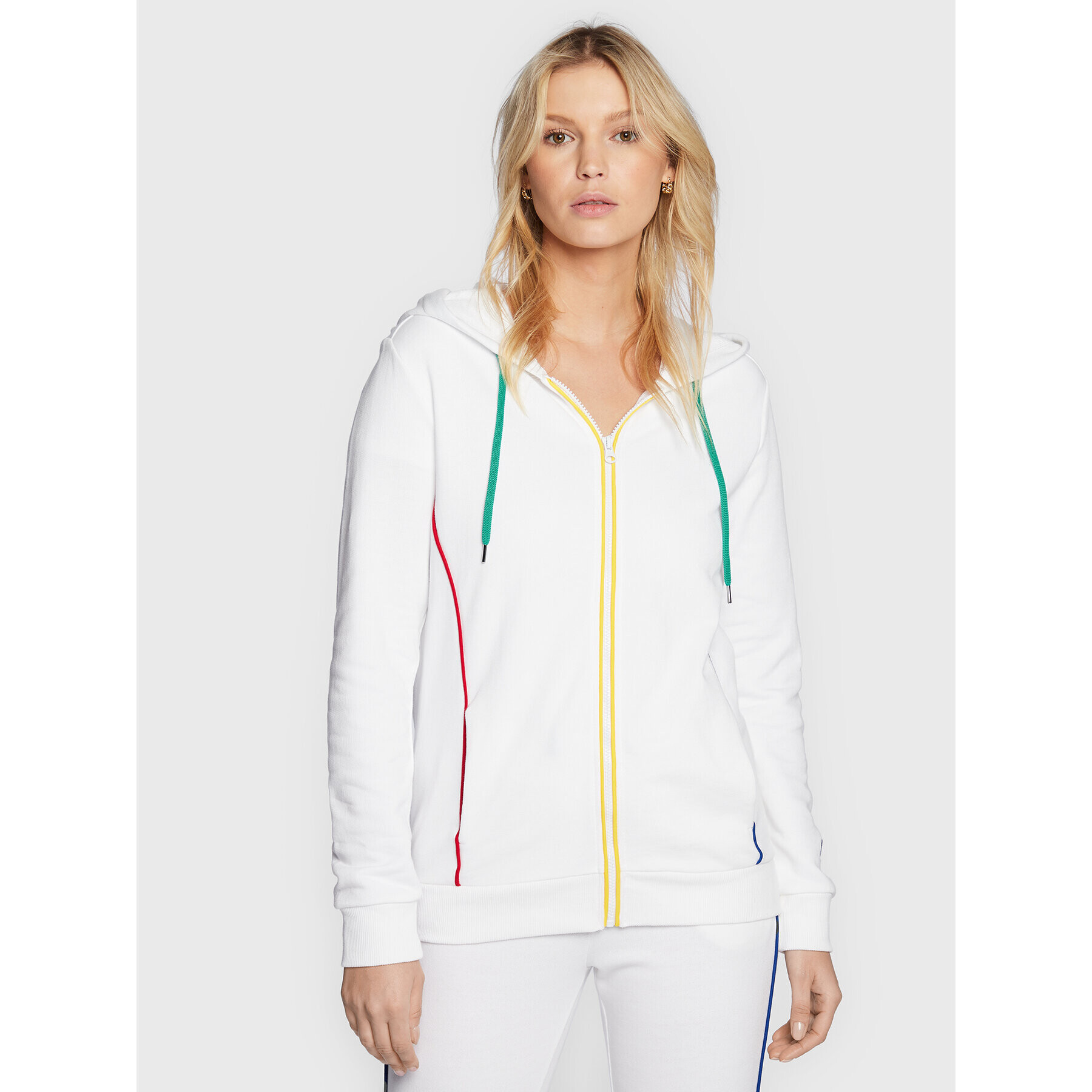 United Colors Of Benetton Jopa 3J68E5232 Bela Regular Fit - Pepit.si