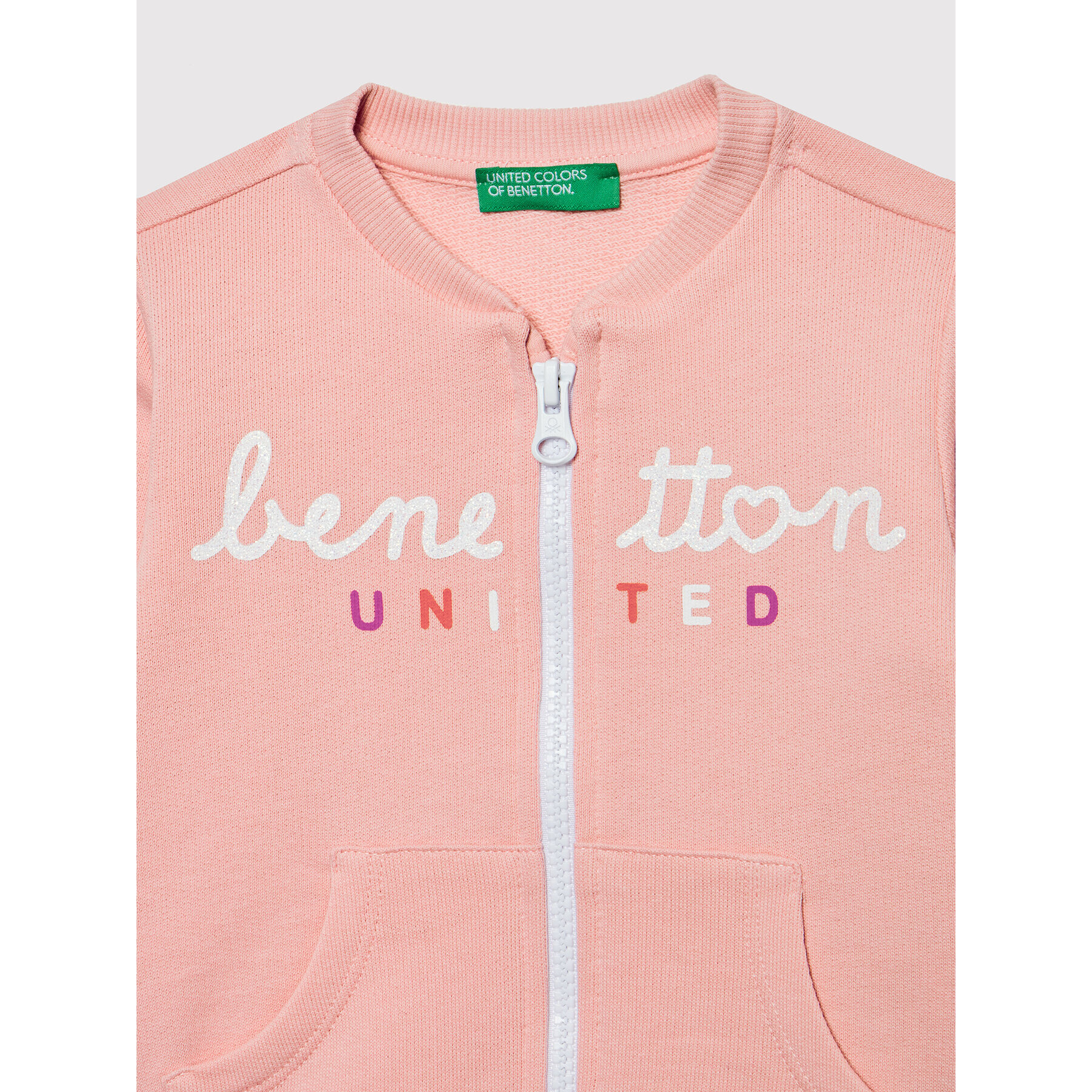 United Colors Of Benetton Jopa 3J70C5920 Roza Regular Fit - Pepit.si