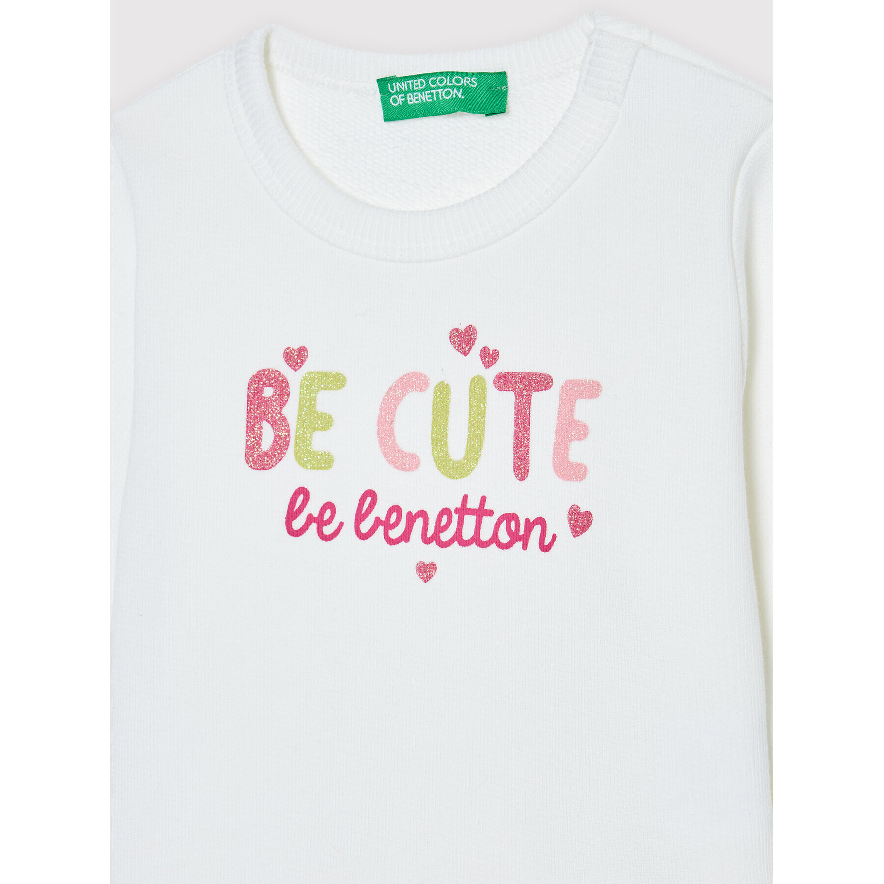 United Colors Of Benetton Jopa 3J70G100C Bela Regular Fit - Pepit.si