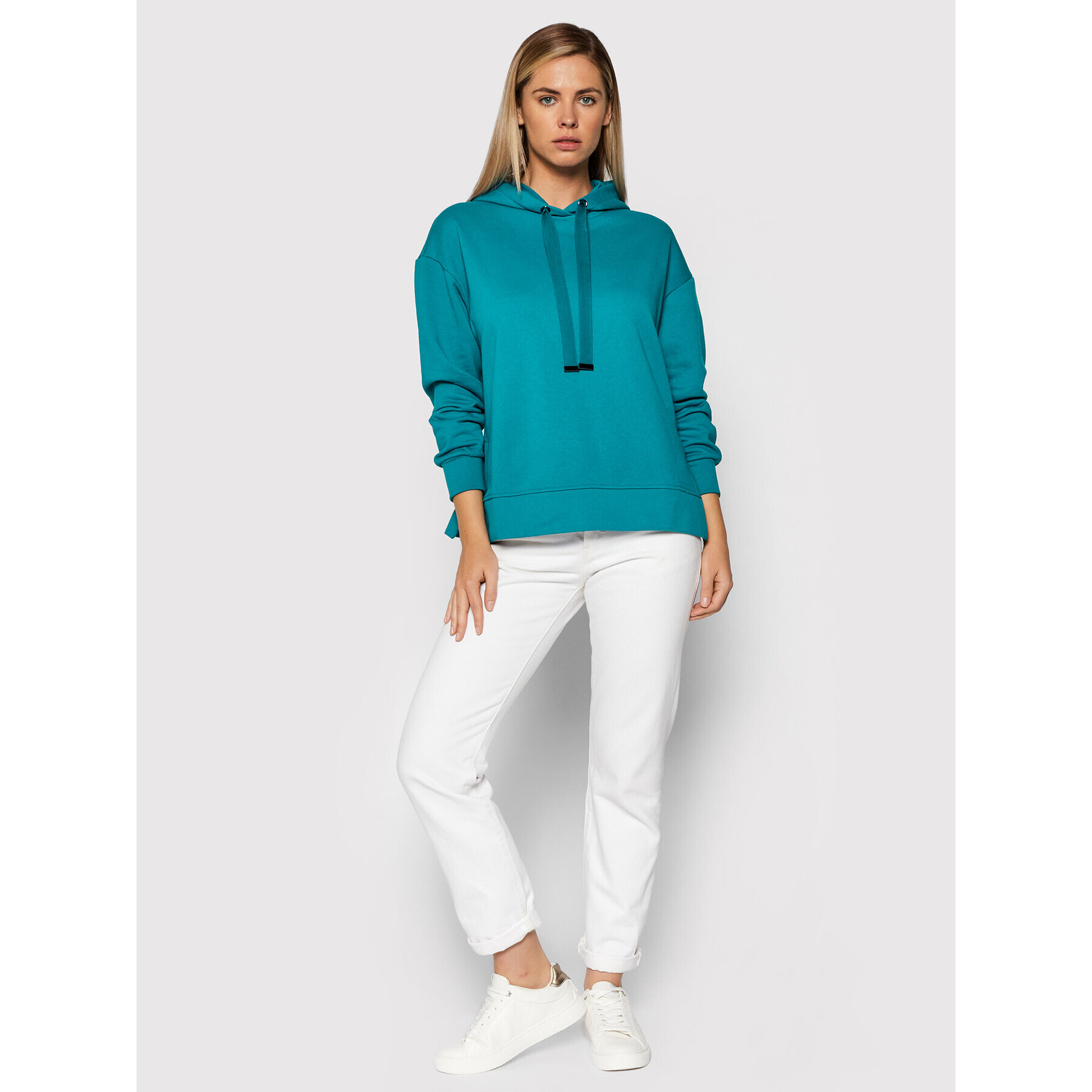 United Colors Of Benetton Jopa 3QMHE2283 Modra Boxy Fit - Pepit.si