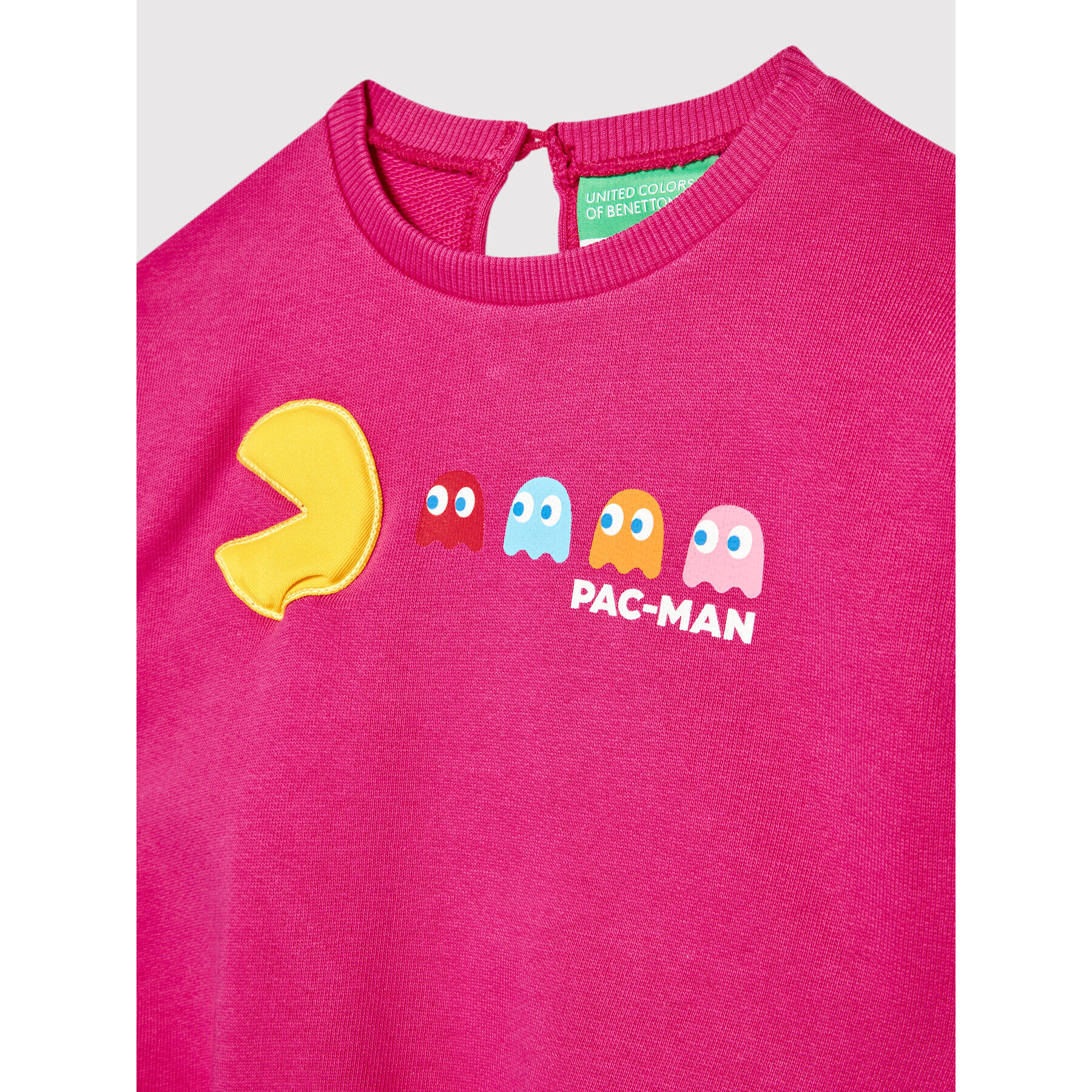 United Colors Of Benetton Jopa Pac-Man 3J68G102I Roza Regular Fit - Pepit.si