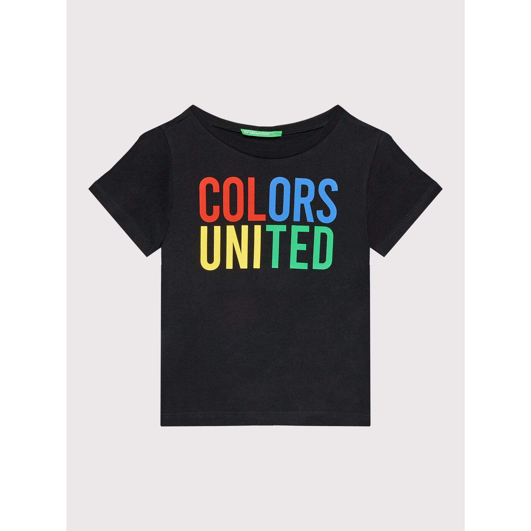 United Colors Of Benetton Majica 3I1XC103J Črna Regular Fit - Pepit.si