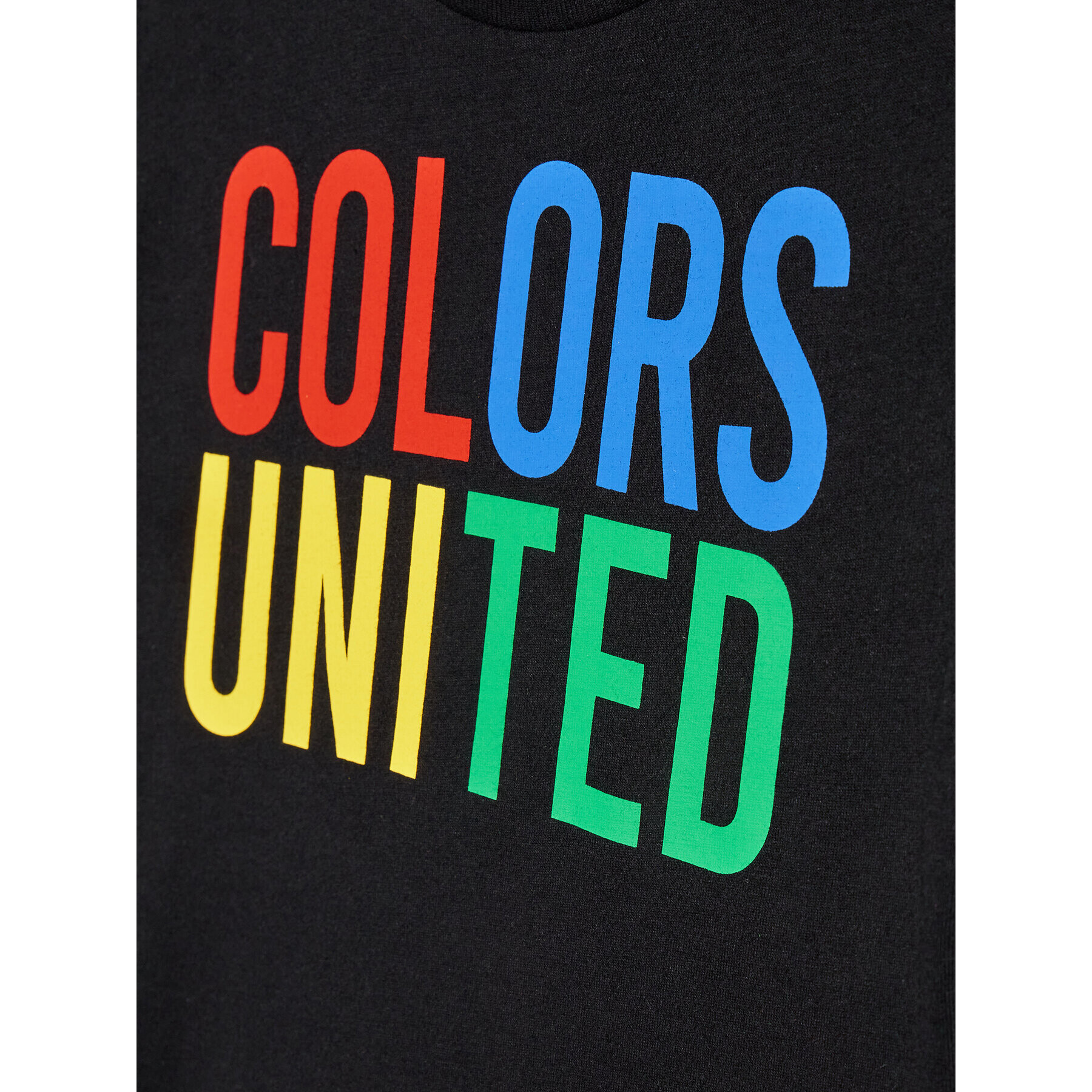 United Colors Of Benetton Majica 3I1XC103J Črna Regular Fit - Pepit.si