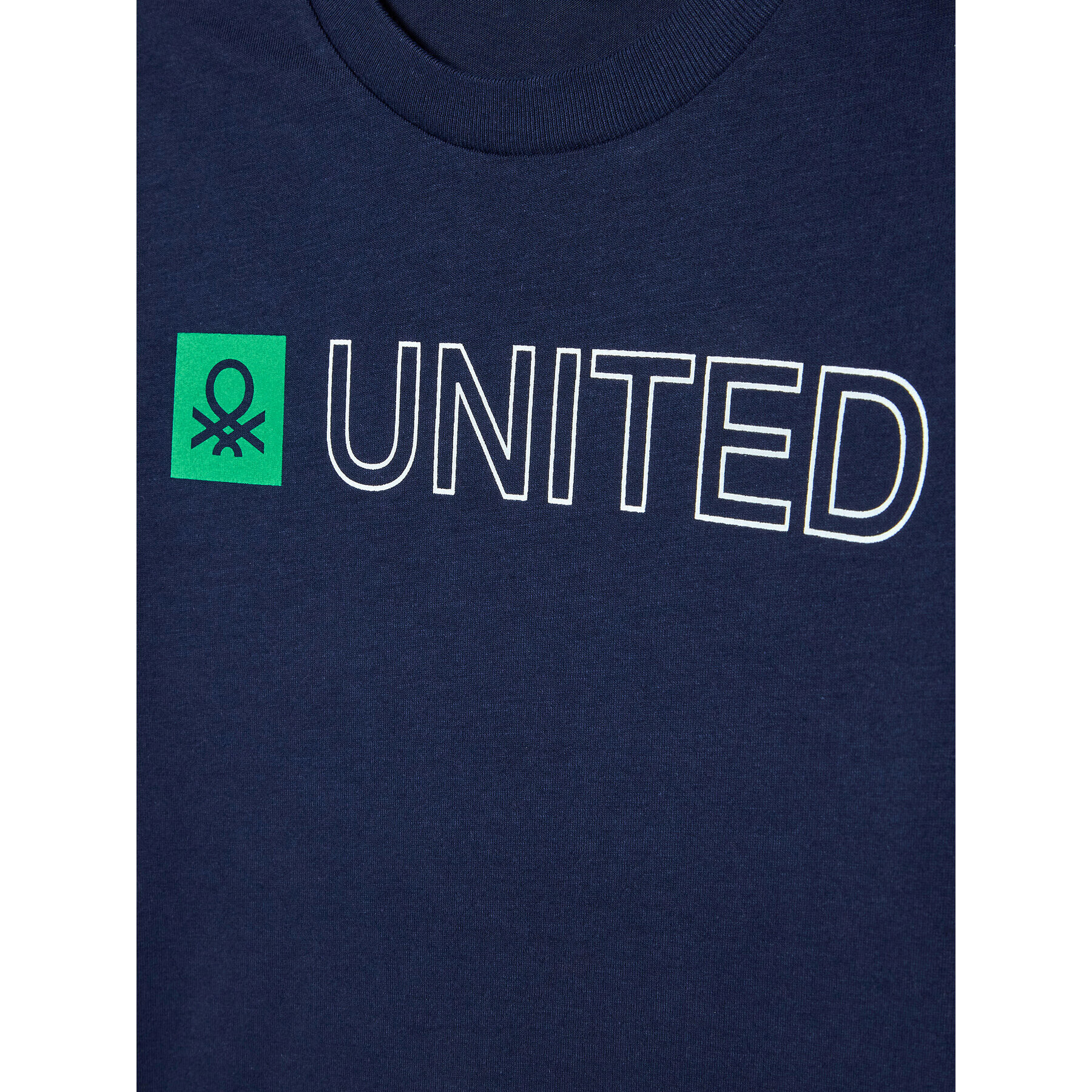 United Colors Of Benetton Majica 3I1XC105T Mornarsko modra Regular Fit - Pepit.si