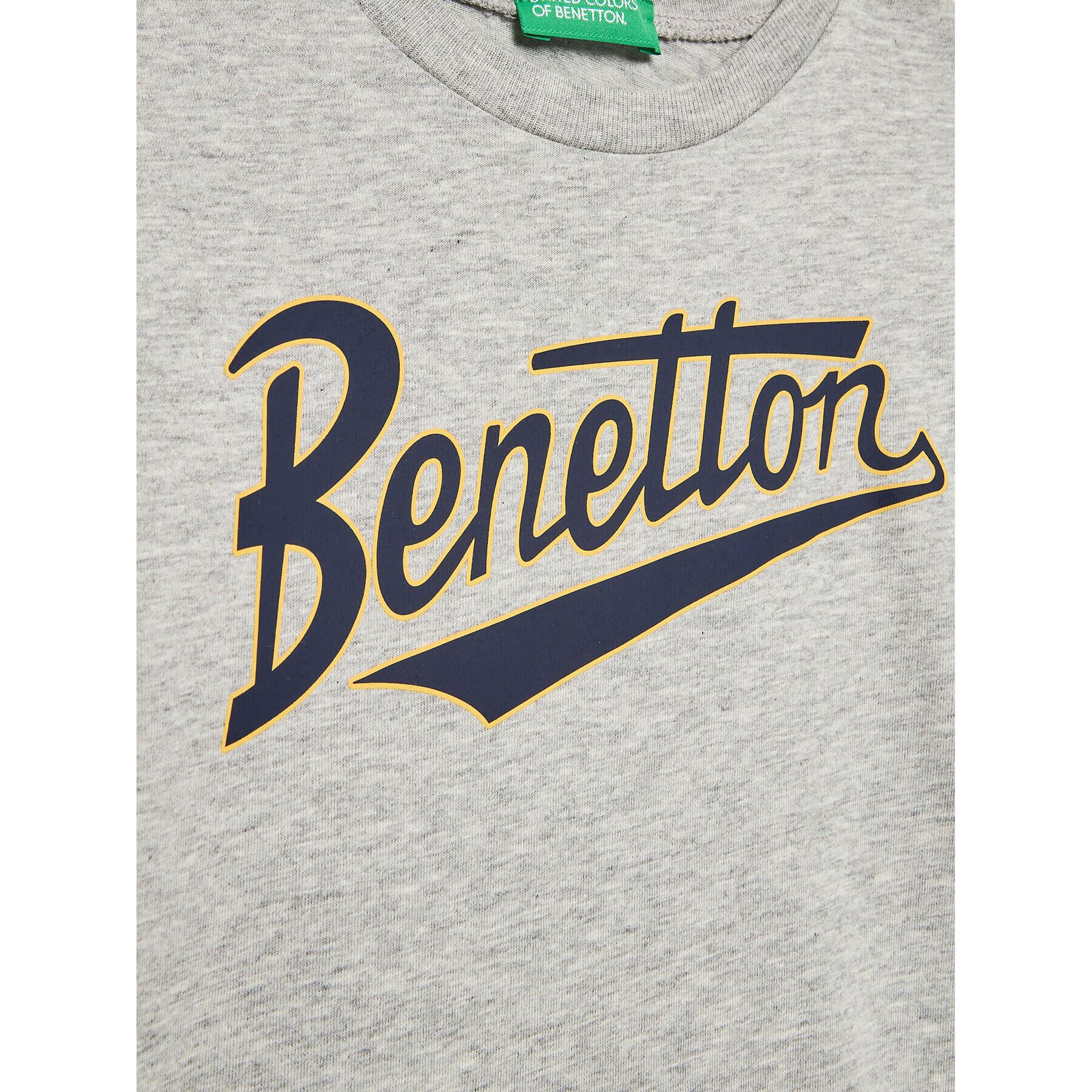 United Colors Of Benetton Majica 3I1XC10A1 Siva Regular Fit - Pepit.si