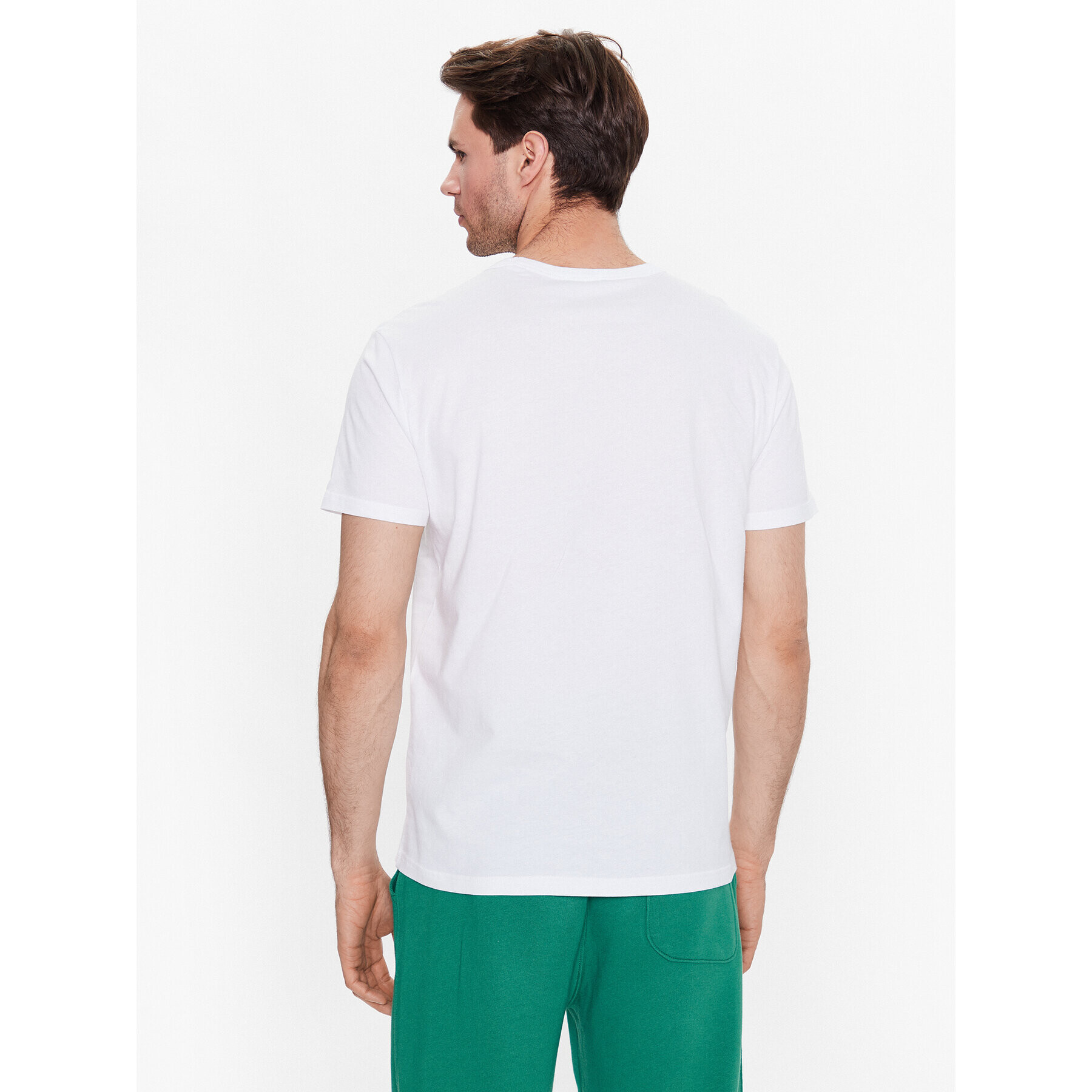 United Colors Of Benetton Majica 3I1XU100A Bela Regular Fit - Pepit.si