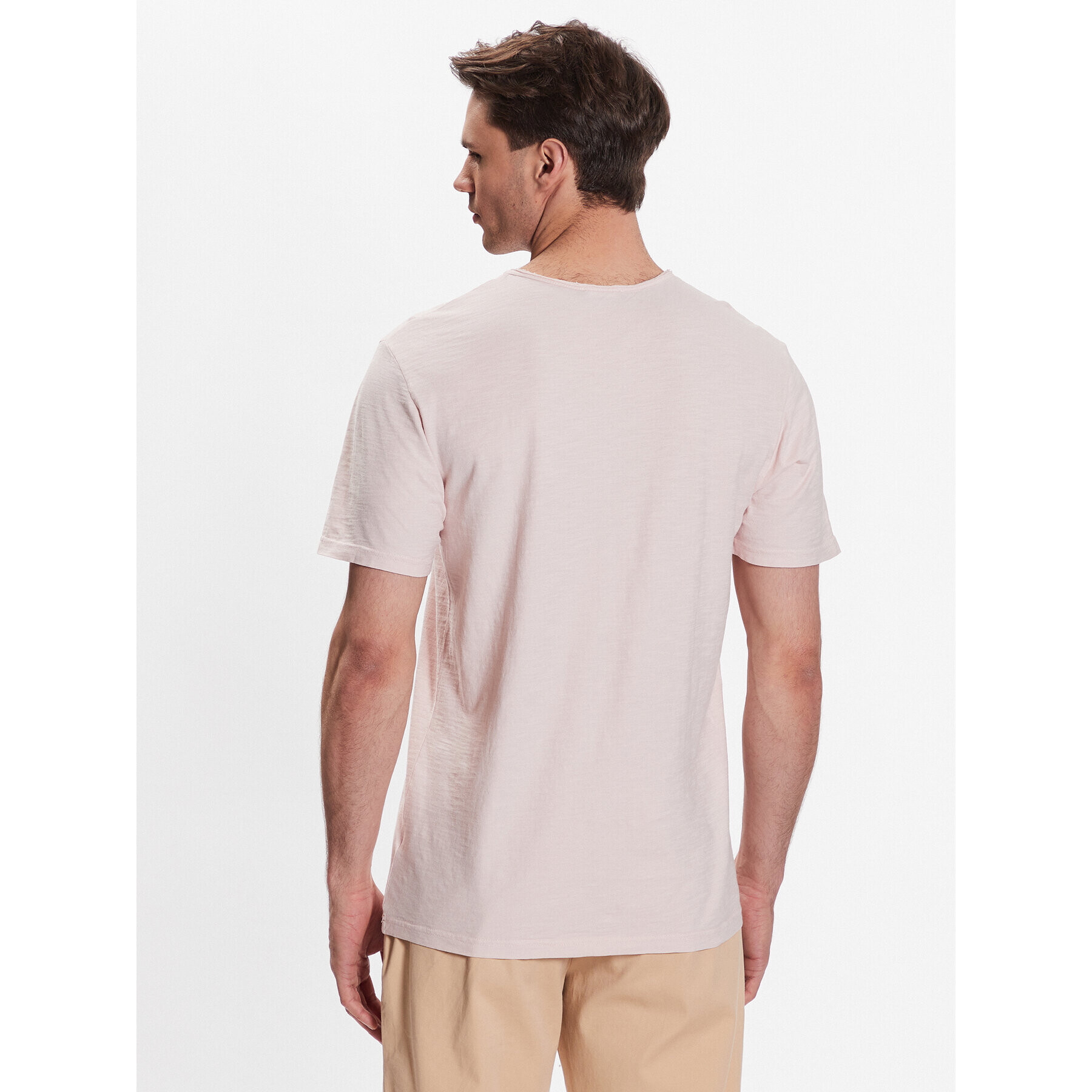 United Colors Of Benetton Majica 3JE1J4264 Roza Relaxed Fit - Pepit.si