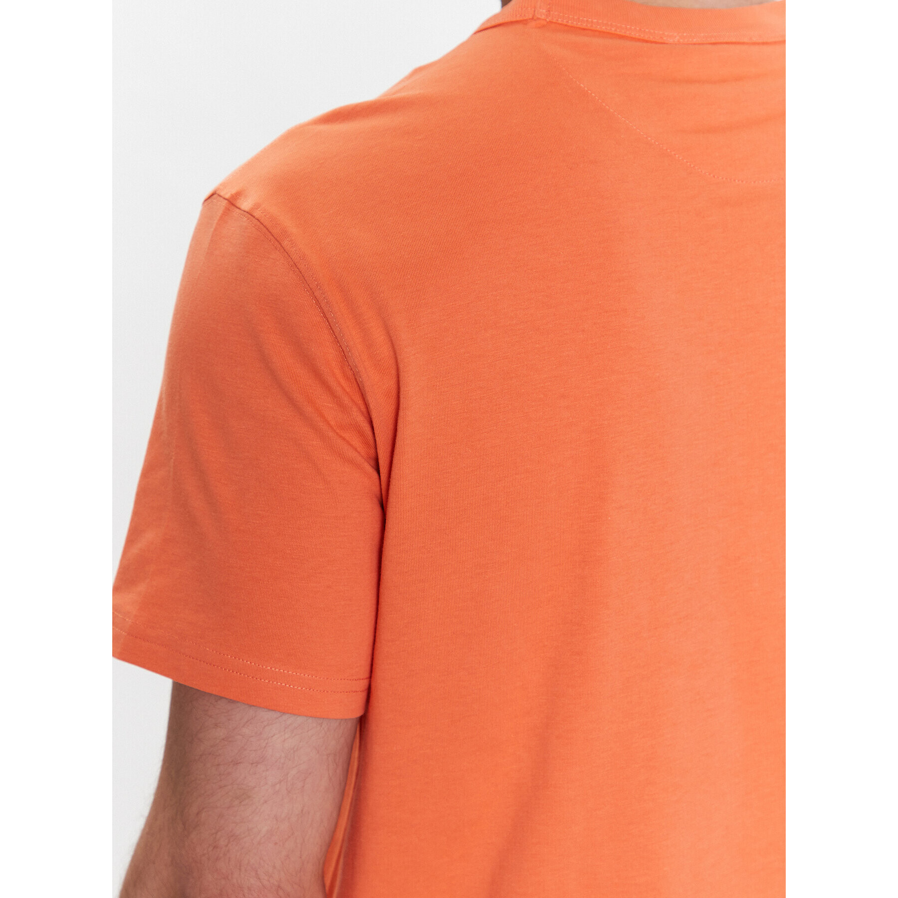 United Colors Of Benetton Majica 3YR3U1050 Oranžna Regular Fit - Pepit.si