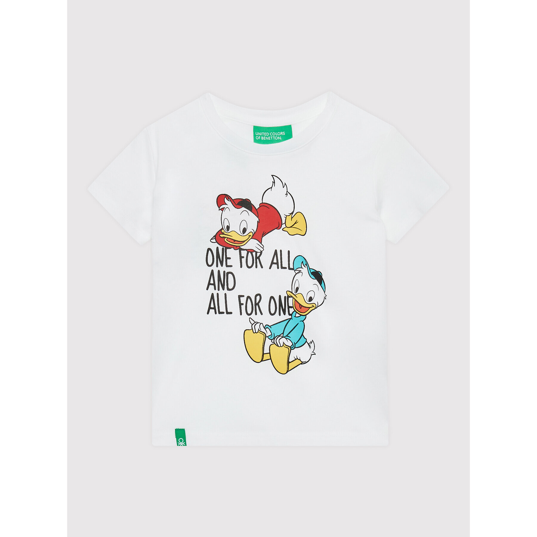 United Colors Of Benetton Majica DISNEY 3096G103J Bela Regular Fit - Pepit.si