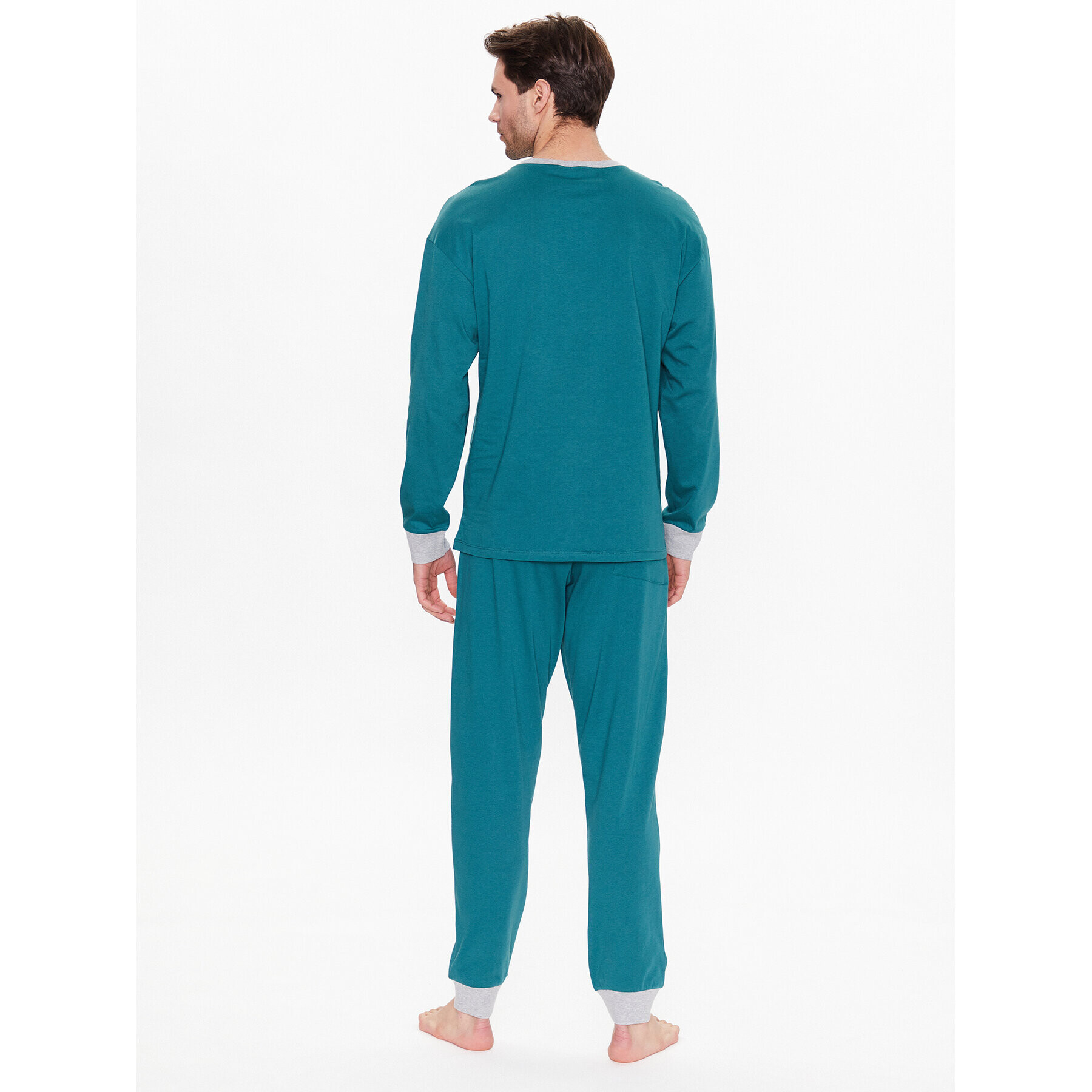 United Colors Of Benetton Pižama 30964P01A Zelena Regular Fit - Pepit.si