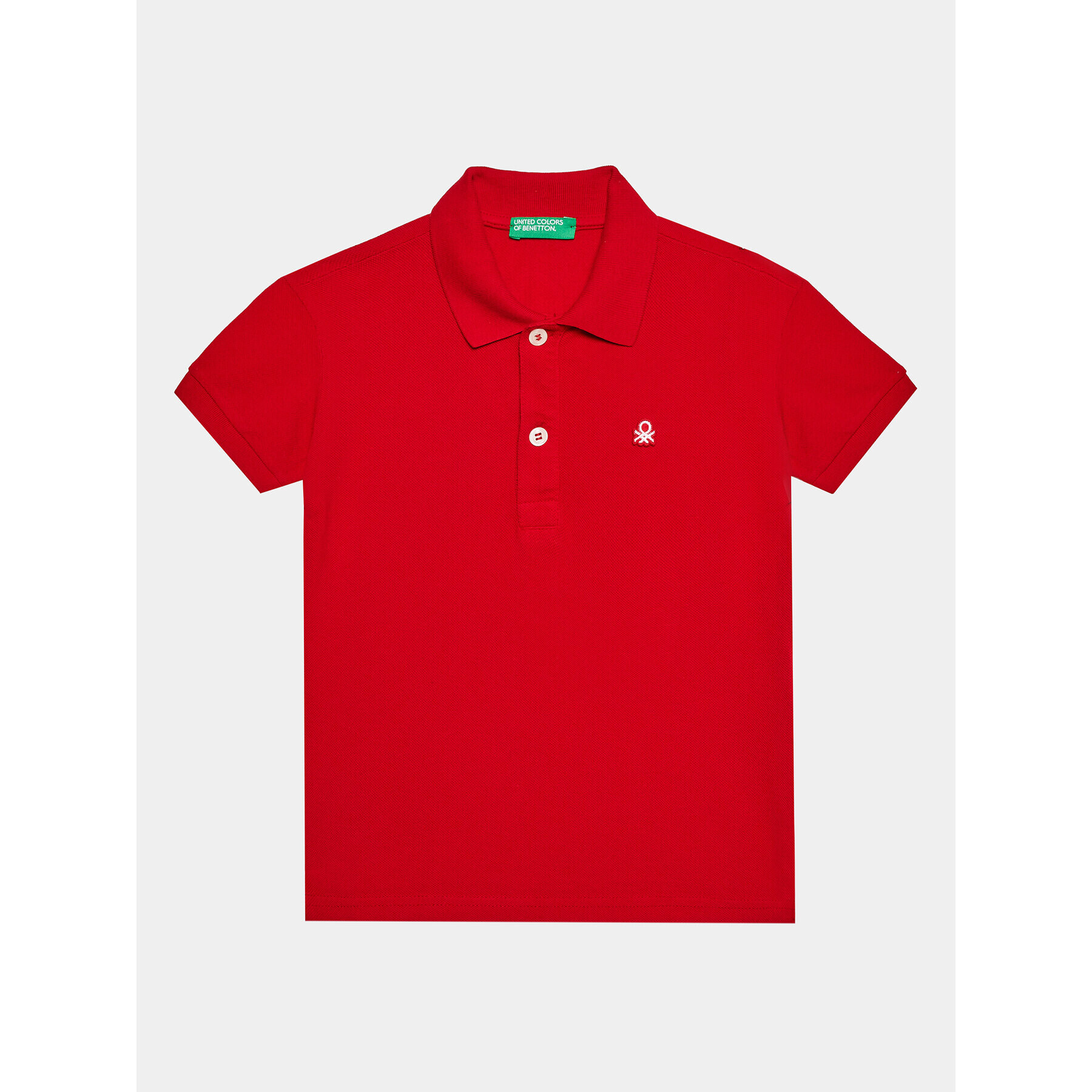 United Colors Of Benetton Polo majica 3089C300Q Rdeča Regular Fit - Pepit.si