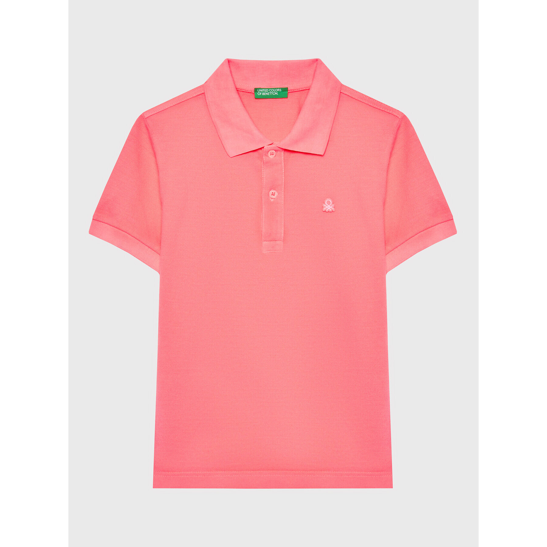 United Colors Of Benetton Polo majica 3089C300R Roza Regular Fit - Pepit.si