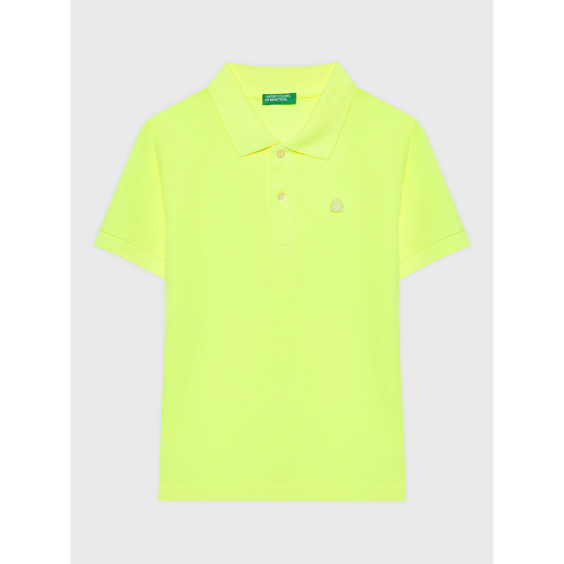 United Colors Of Benetton Polo majica 3089C300R Rumena Regular Fit - Pepit.si