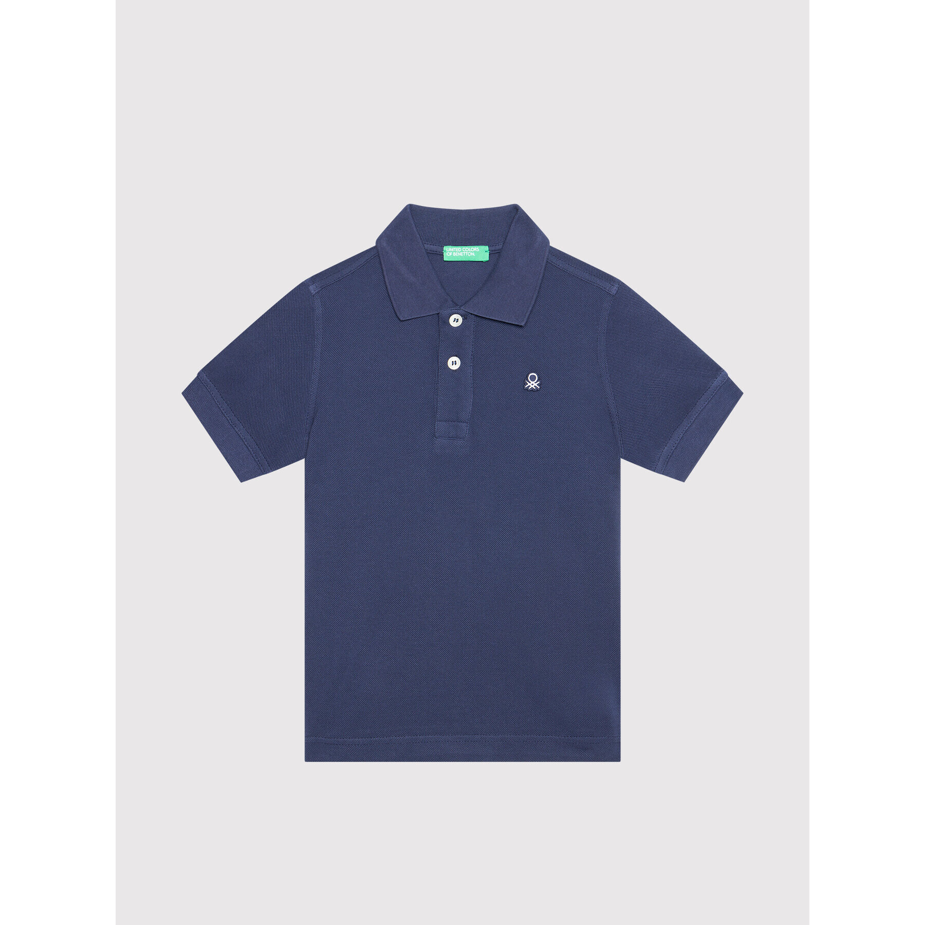 United Colors Of Benetton Polo majica 3089C3091 Mornarsko modra Regular Fit - Pepit.si