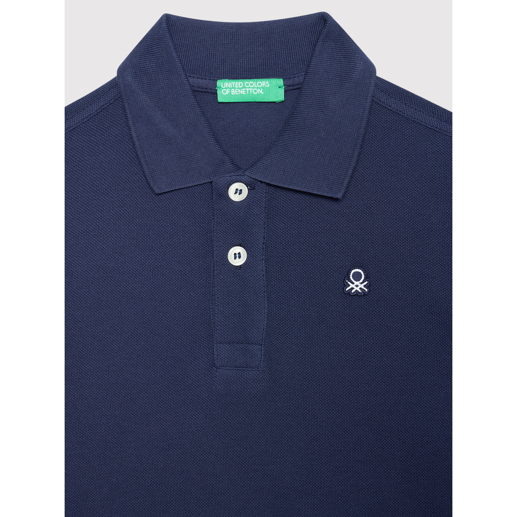 United Colors Of Benetton Polo majica 3089C3091 Mornarsko modra Regular Fit - Pepit.si